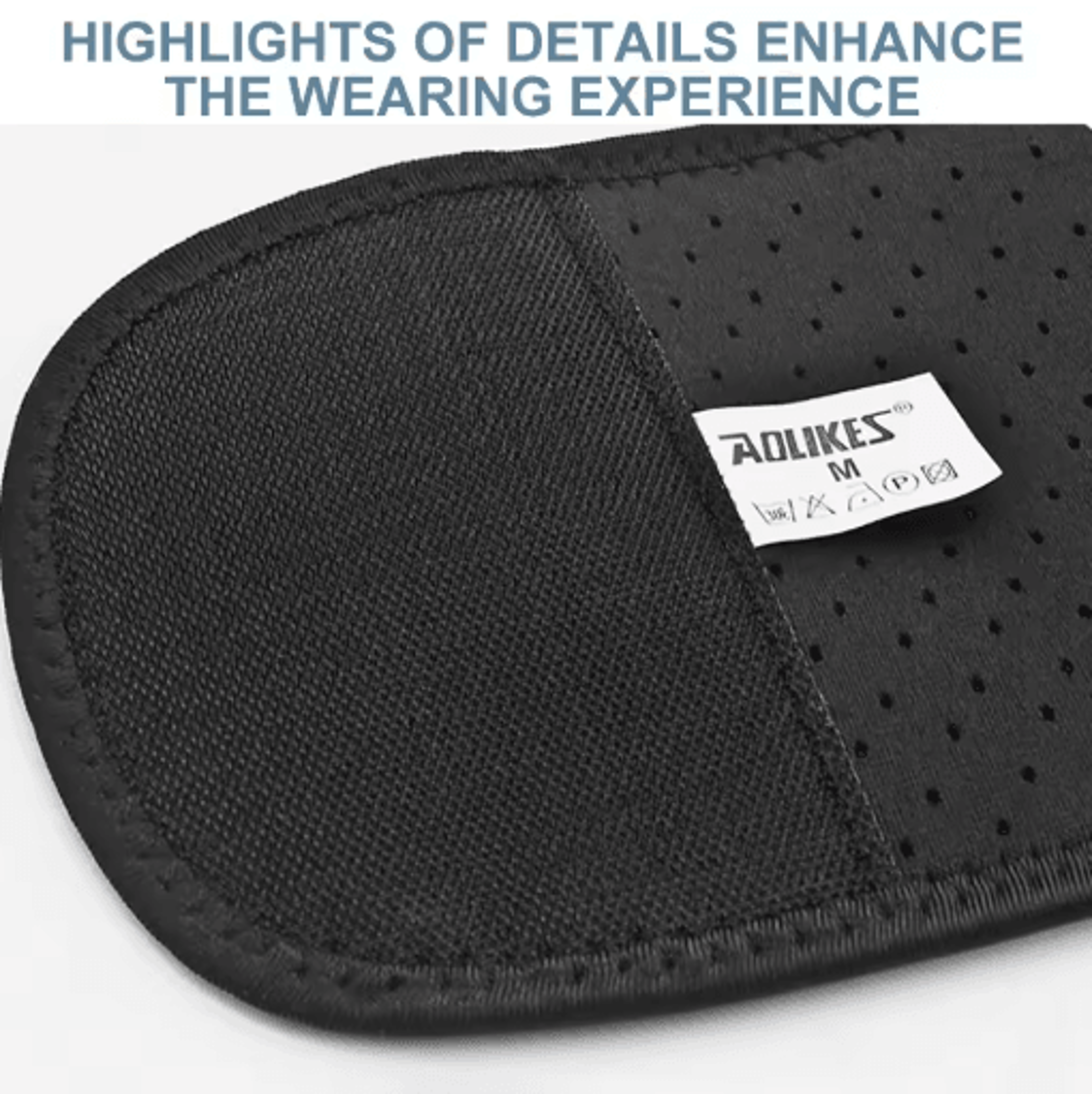 AOLIKES Back Lumbar Support Belt  Adjustable Waist Brace For Lower Back Support Breathable Back Sup 5