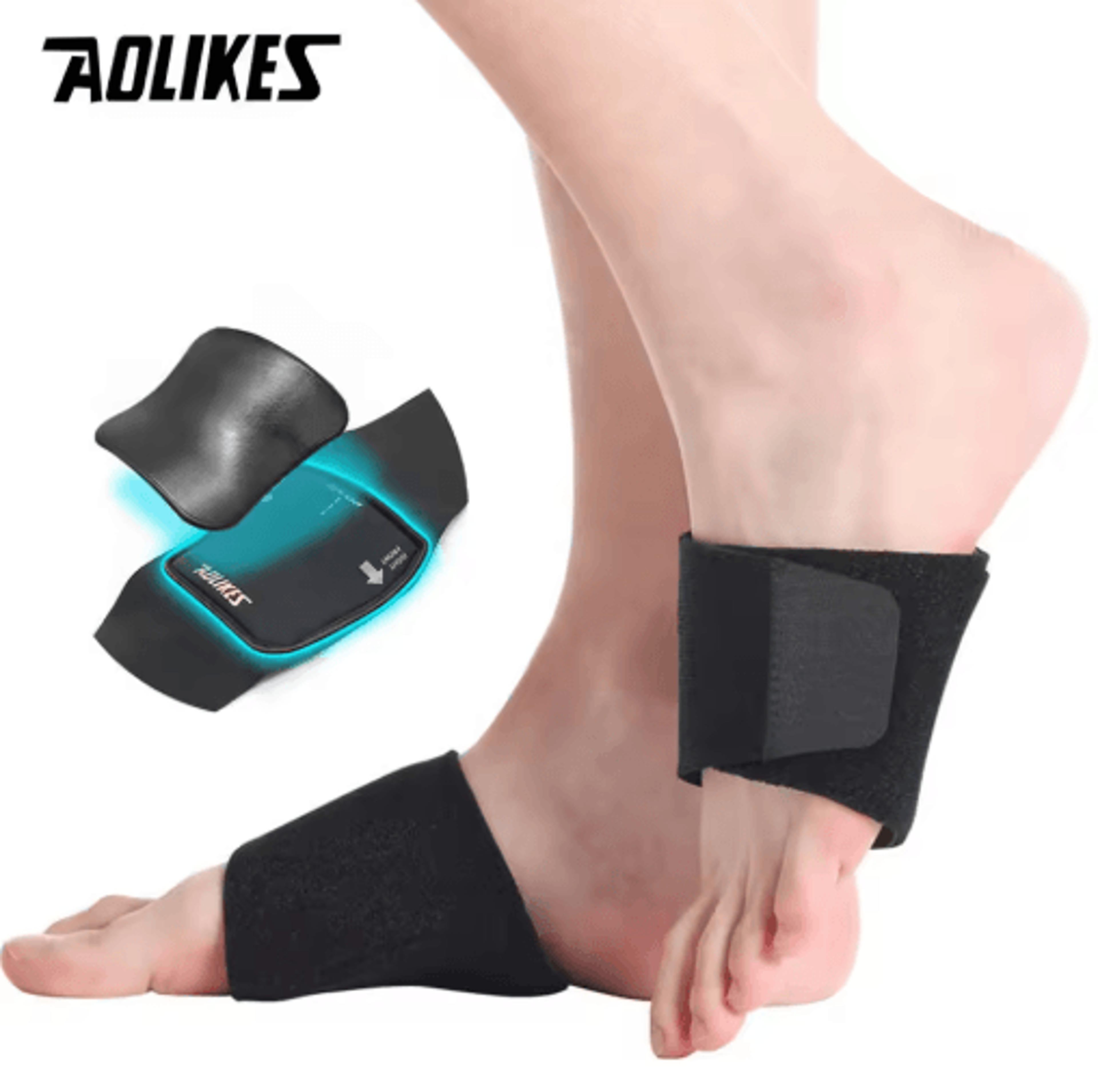 AOLIKES Arch Support Insoles Sleeves  Arch Support Pads For Flat Feet High Arches  Everyday Comfort 0
