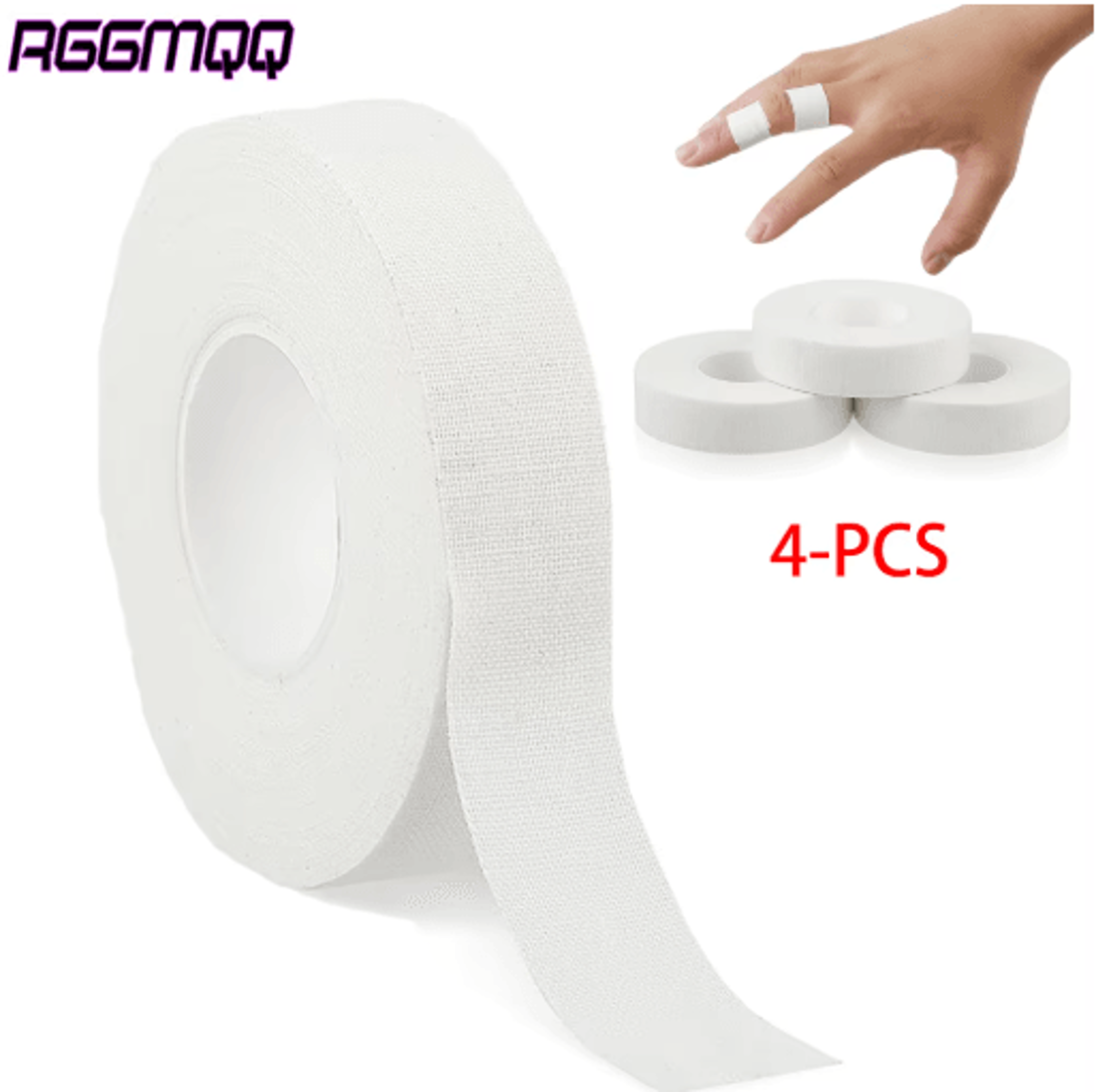 Breathable Athletic Finger Tape  4 Rolls Strong Adhesive Finger Wrap For Boxing Climbing  CrossFit 6