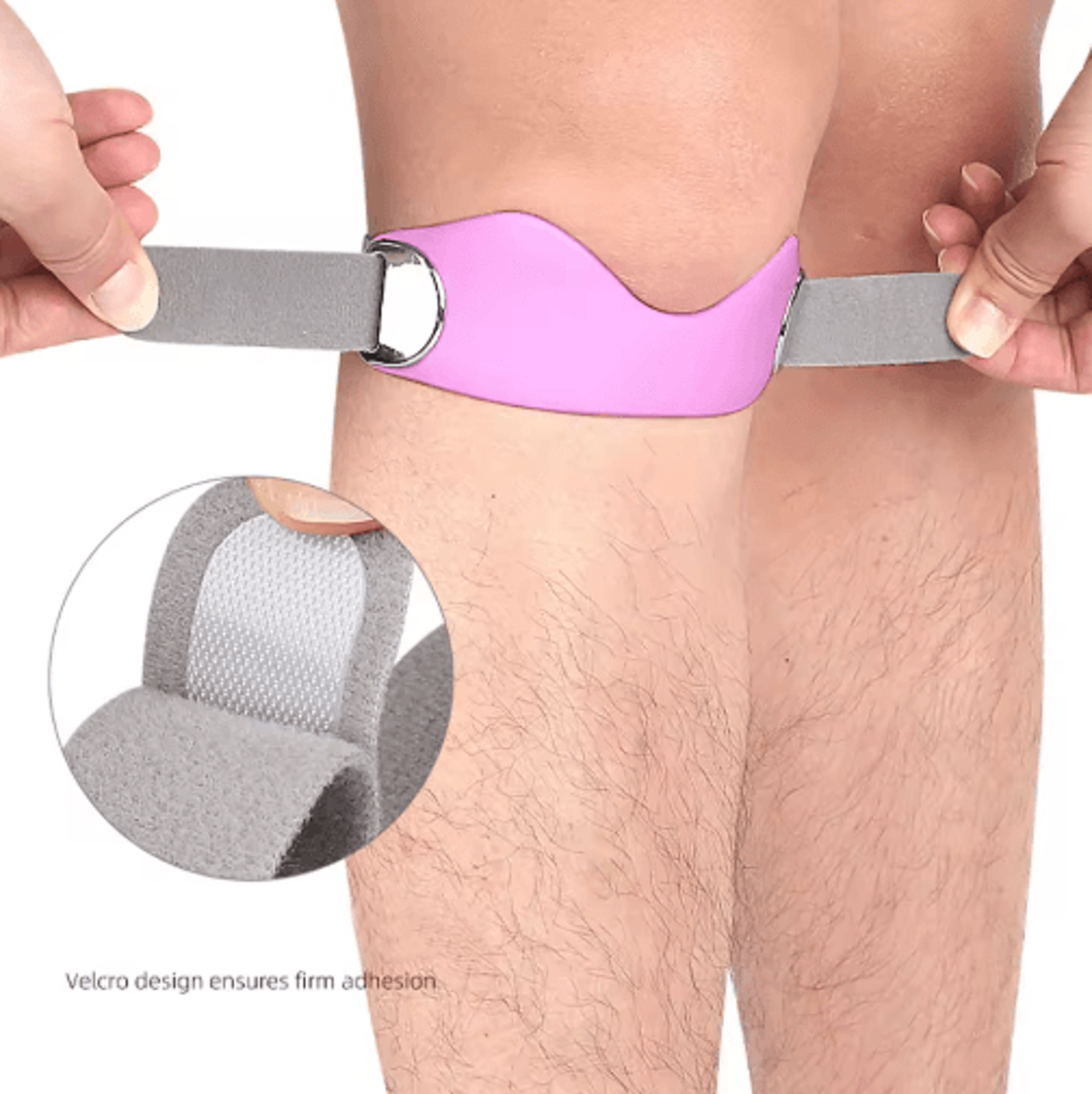 2PCS Adjustable Patellar Tendon Support Straps  Silicone Knee Brace For Jumpers Knee  Patella Pain  6