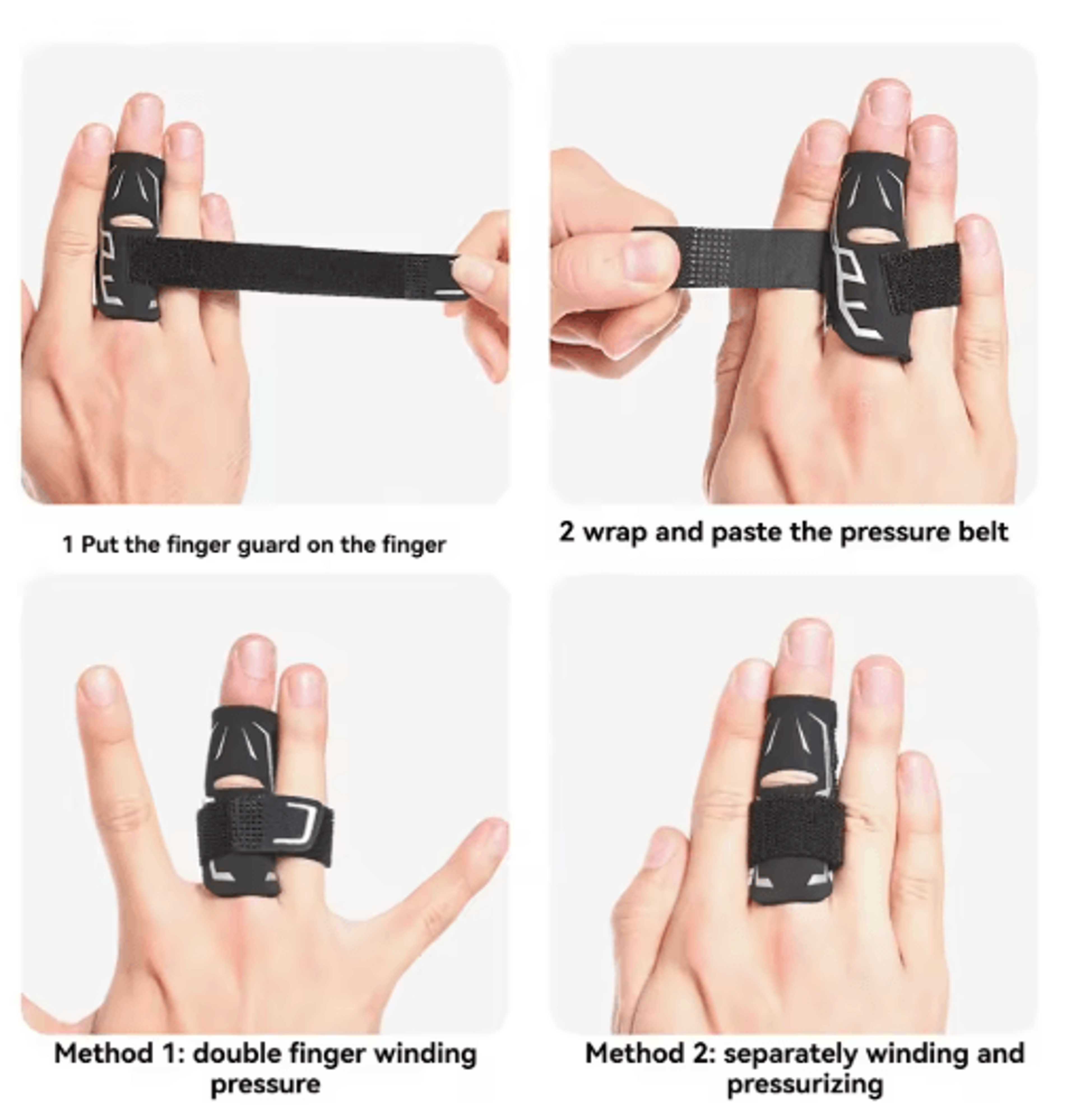 AOLIKES Adjustable Finger  Thumb Splint  Support Sleeve For Basketball Volleyball  Sports 3