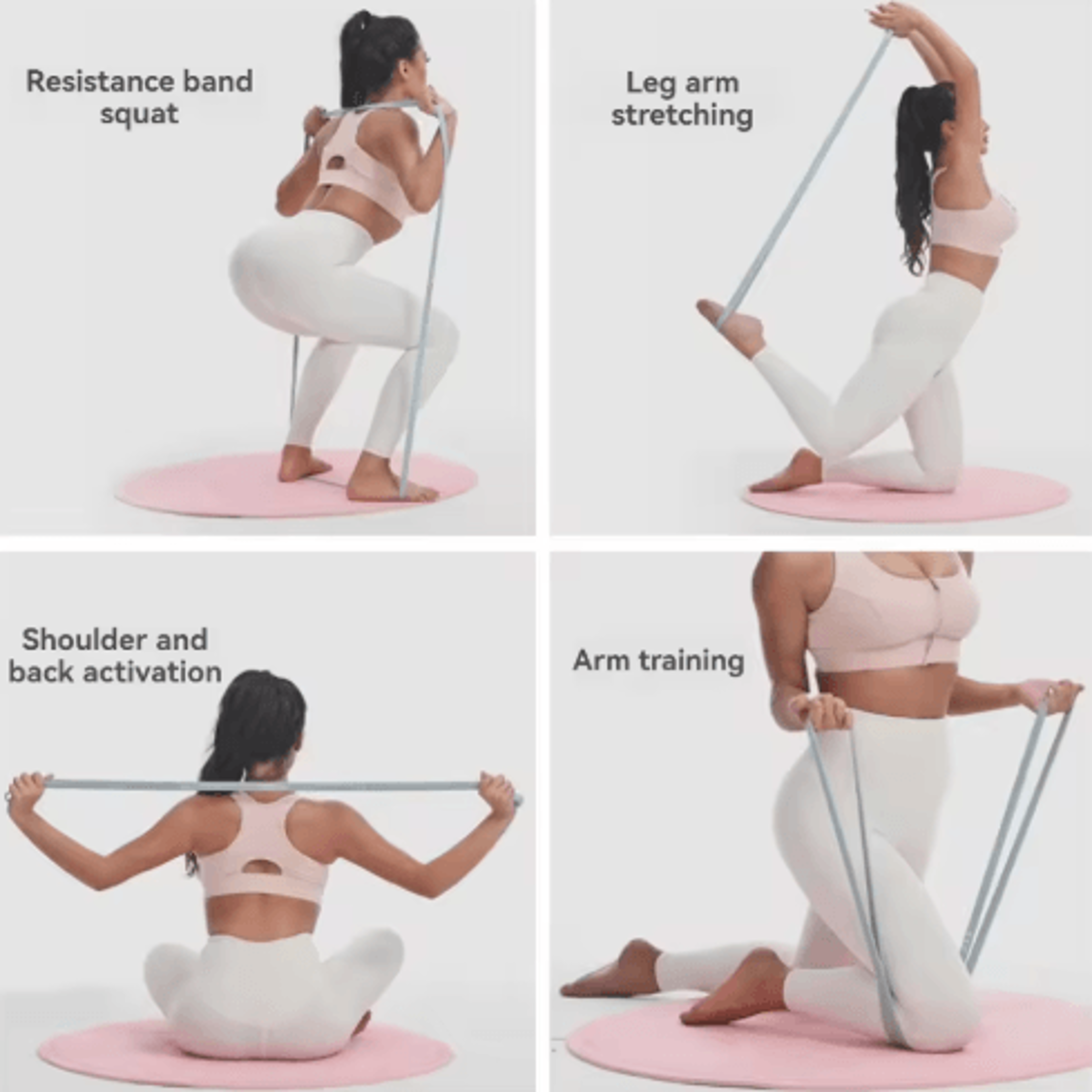 AOLIKES PullUp Resistance Bands  Exercise Bands For Strength Training Assisted PullUps  Full Body W 10