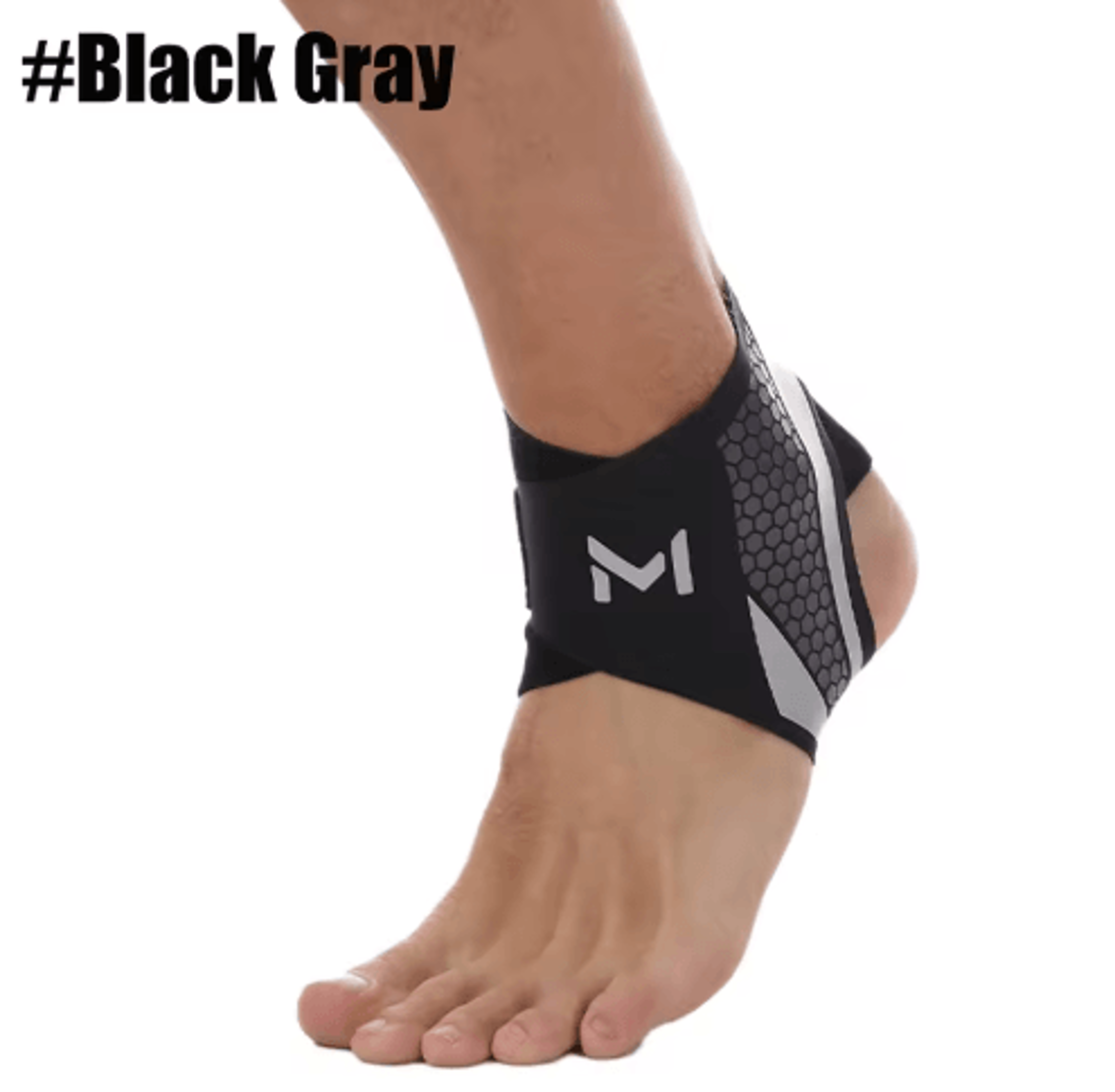 RGGMQQ Adjustable Ankle Support Brace  Compression Ankle Protector For Running Basketball  Soccer 2
