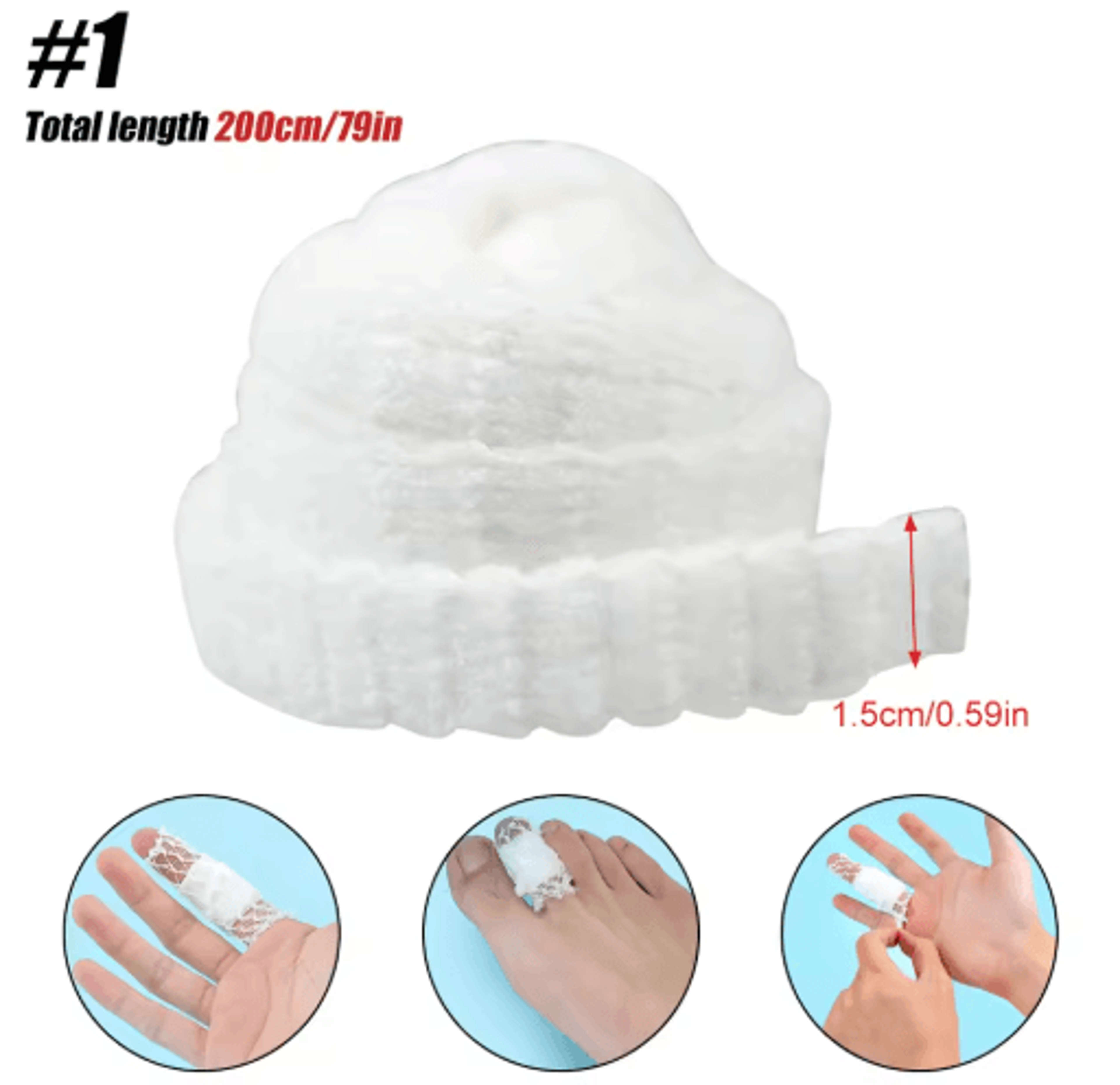 Elastic Tubular Mesh Bandage Roll  Breathable Gauze Dressing Fixation Sleeve For Wrist Forearm  Elb 5