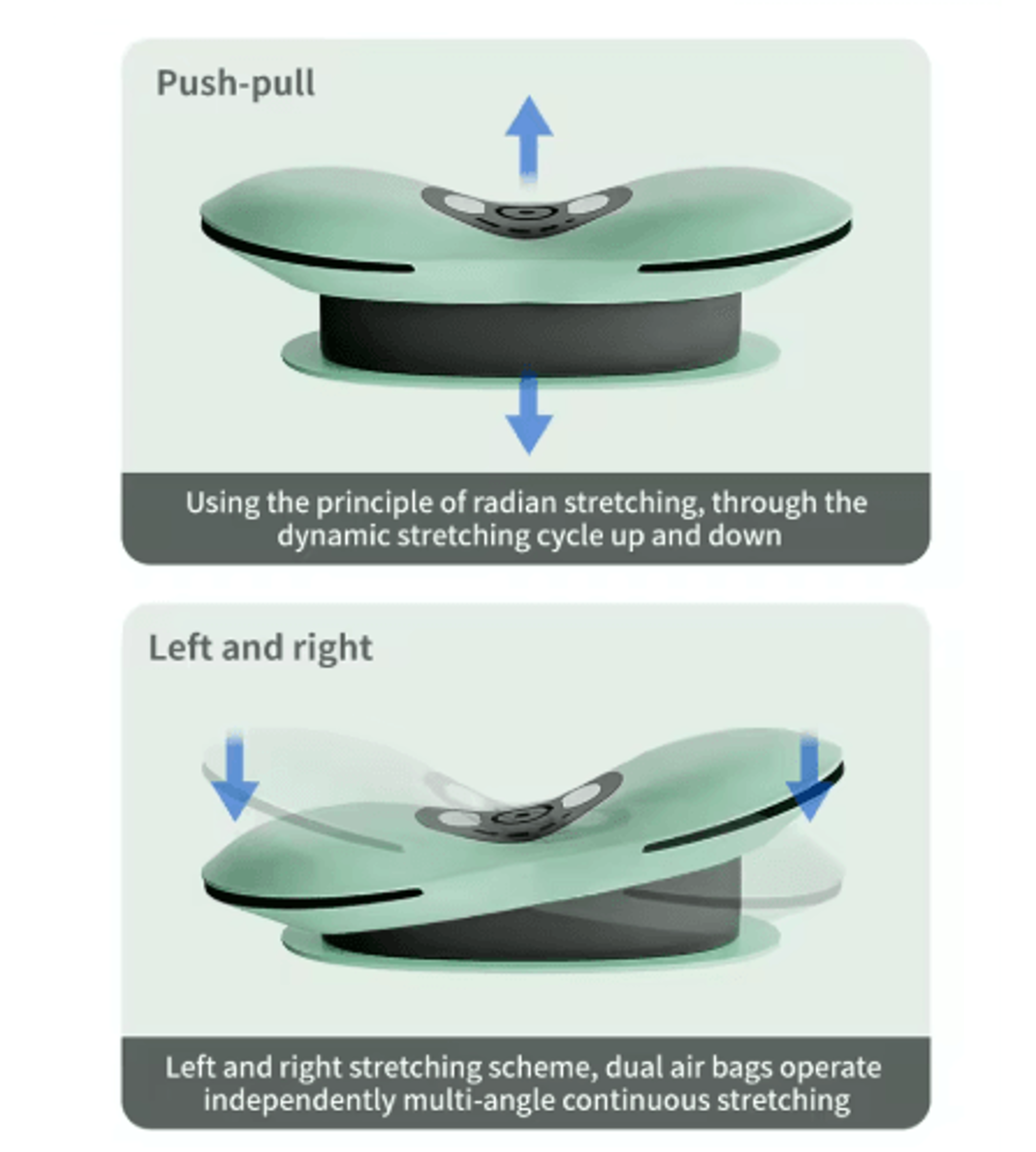 Electric Lumbar Traction Device With Heat  Adjustable Inflatable Back Stretcher 7