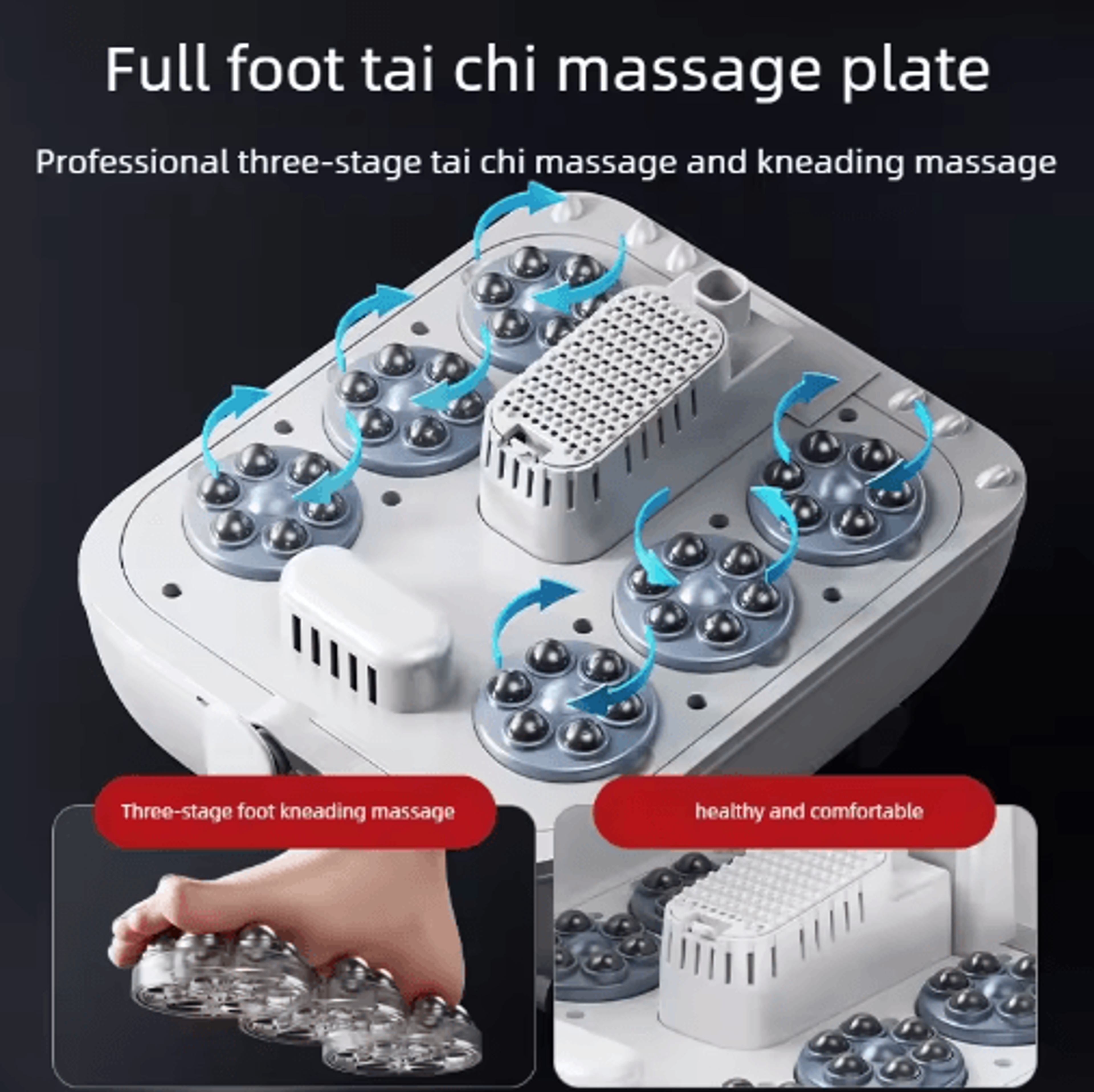 Home Spa Electric Foot Bath Basin With Heating Massage  Remote Control 10