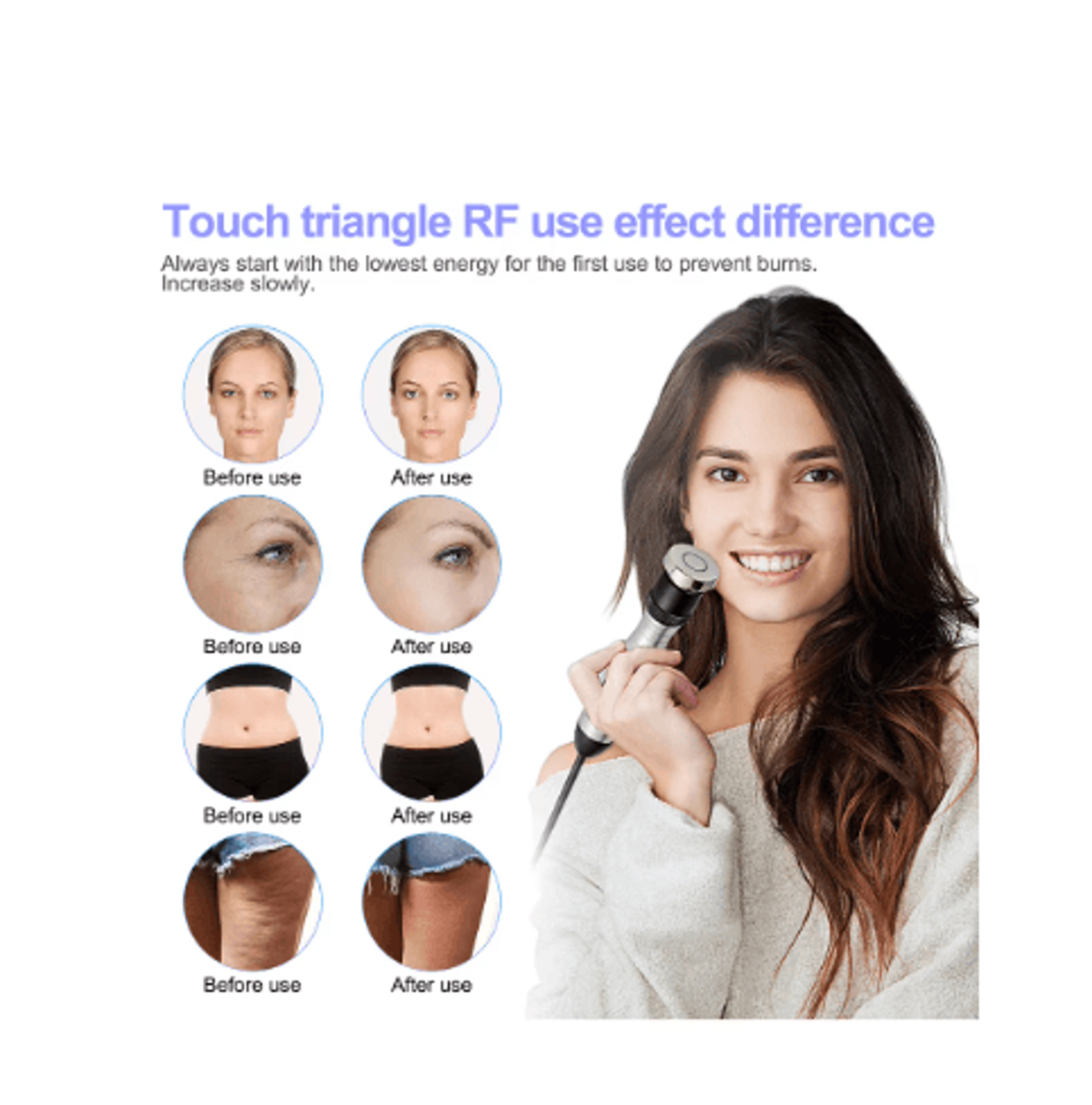 Beauty Star 3in1 Tripolar RF Facial Machine For Skin Tightening Face Lifting  Body Contouring 8