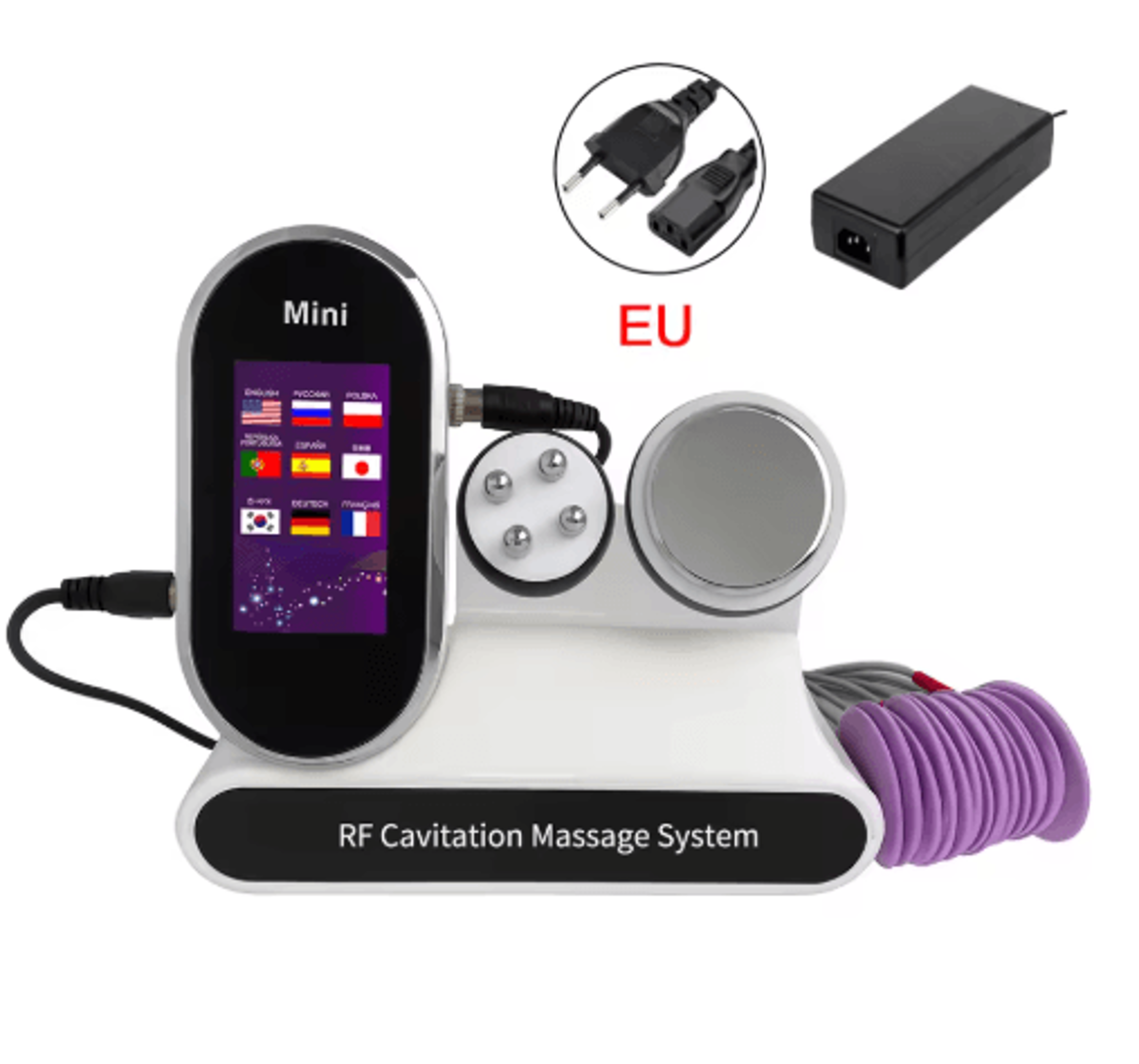 Multifunction Ultrasonic Cavitation Machine With EMS Muscle Stimulator  Radio Frequency Body Contou 3