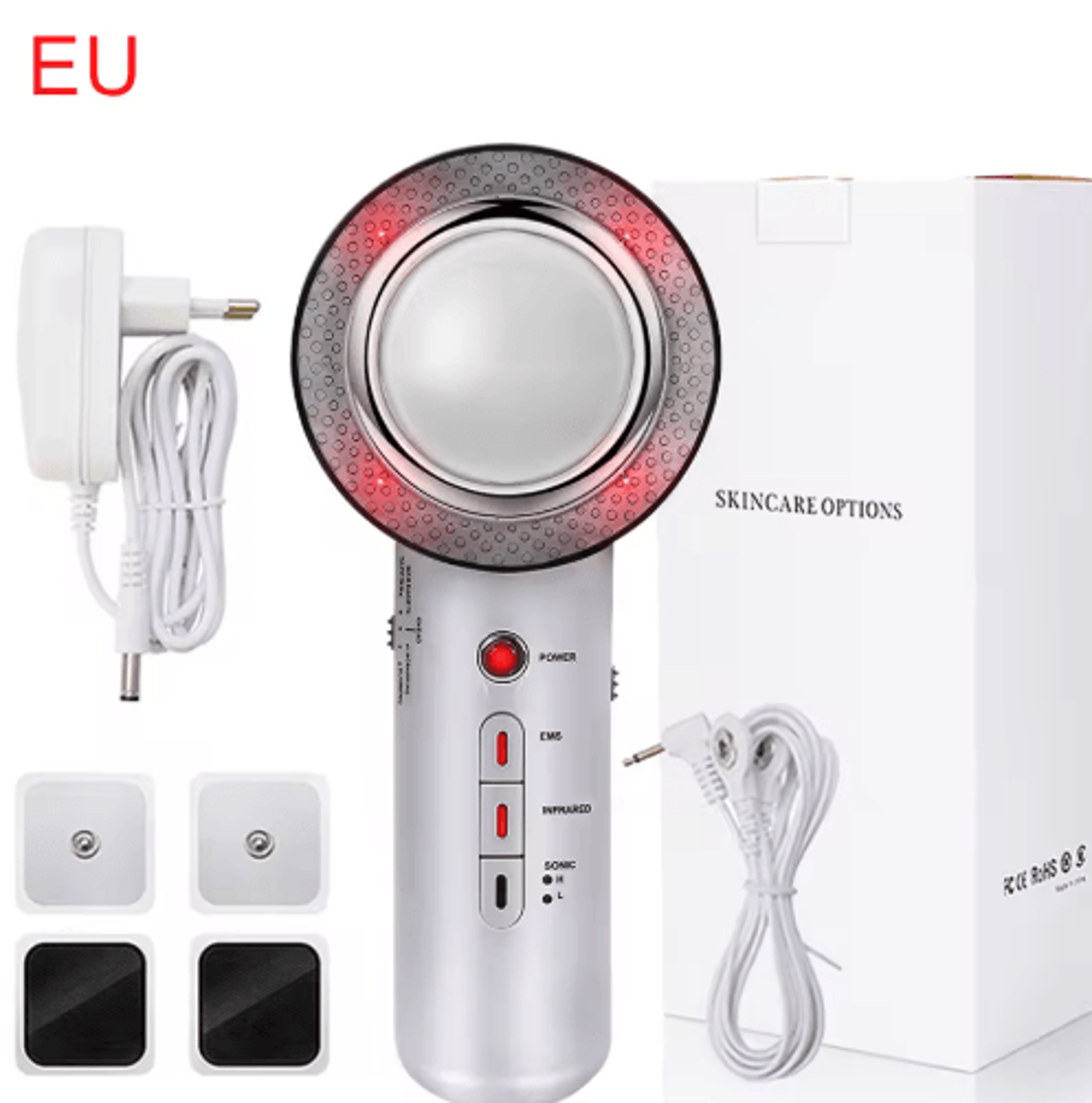 BEEMYI EMS Microcurrent Facial  Body Massager With HighFrequency Vibration And FarInfrared Therapy 1