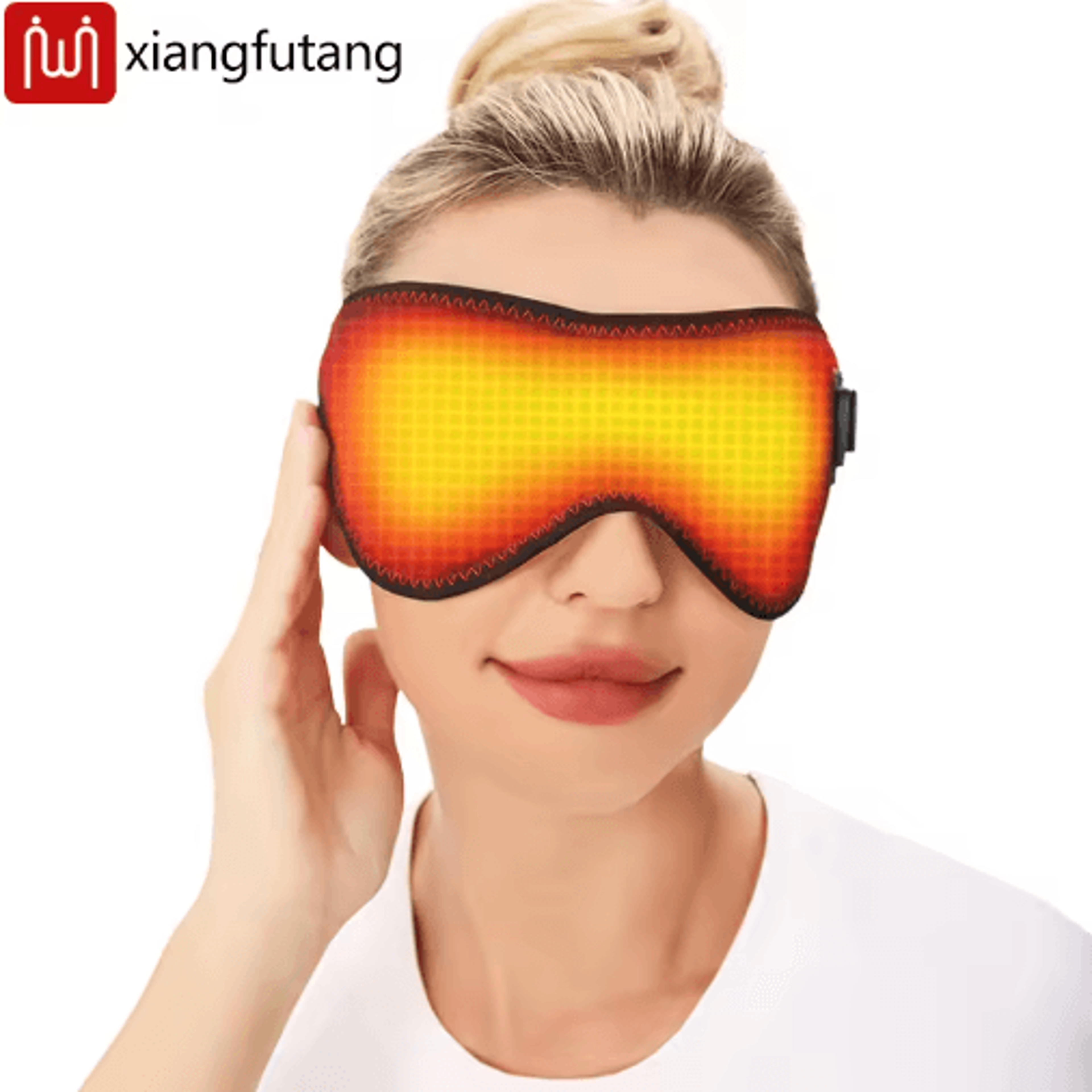 Electric Heated Eye Mask With Warm Compress  3Level Heating Eye Pad For Dry Eye Comfort  Restful Sl 7