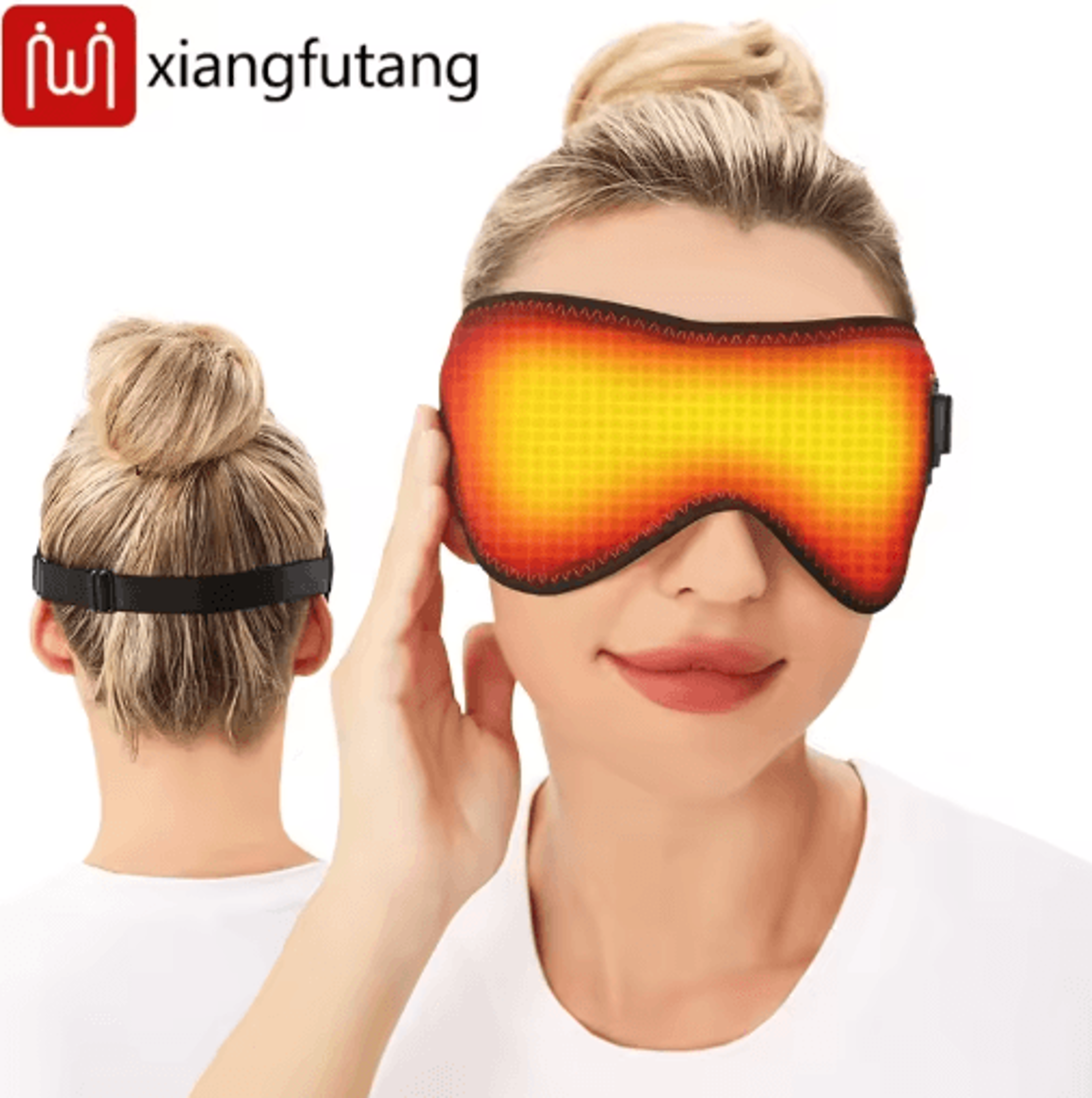 Electric Heated Eye Mask With Warm Compress  3Level Heating Eye Pad For Dry Eye Comfort  Restful Sl 0