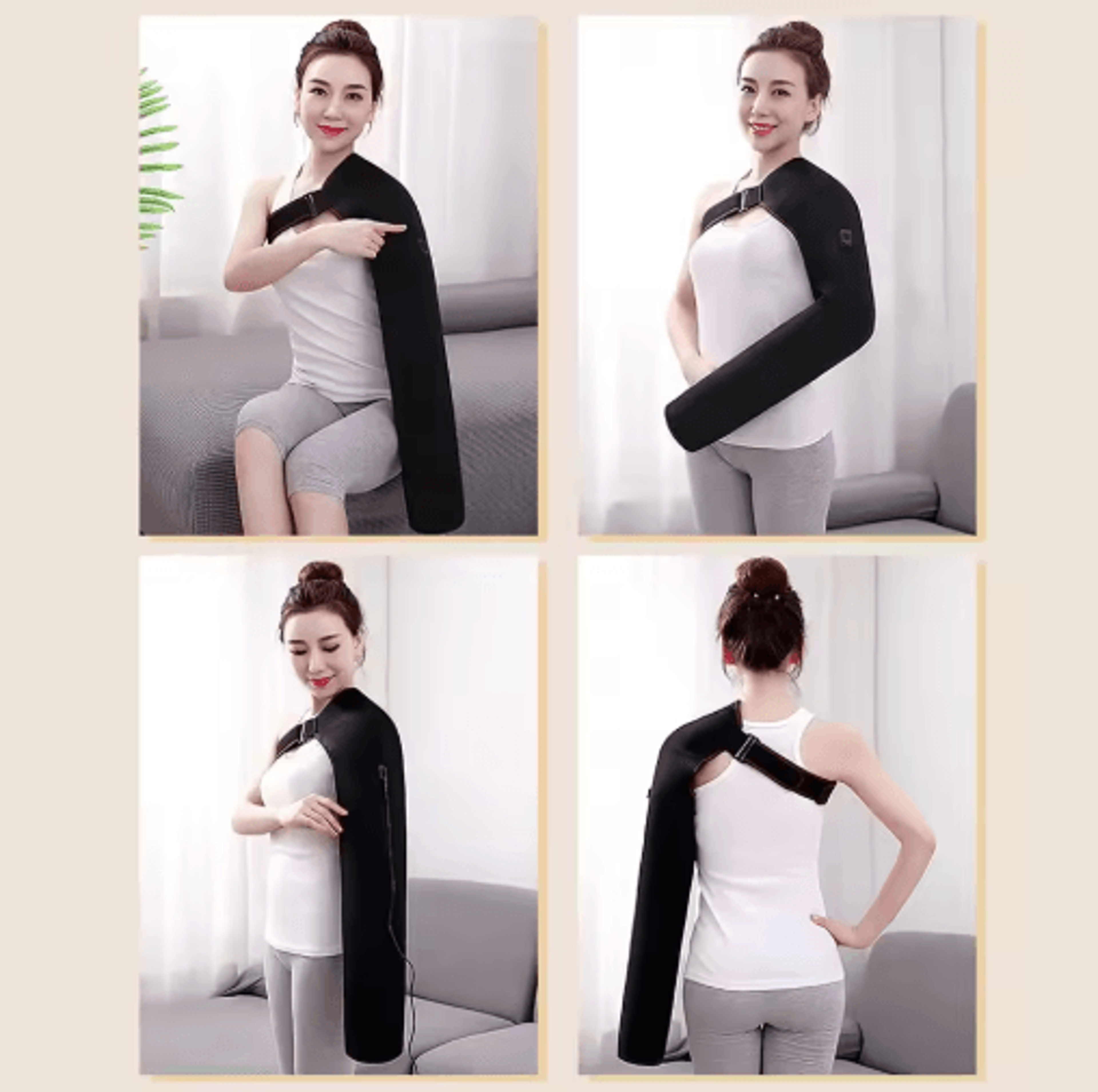 Electric Heated Arm Wrap  Long Heating Massage Support Brace For Shoulder Elbow Wrist  Hand 4