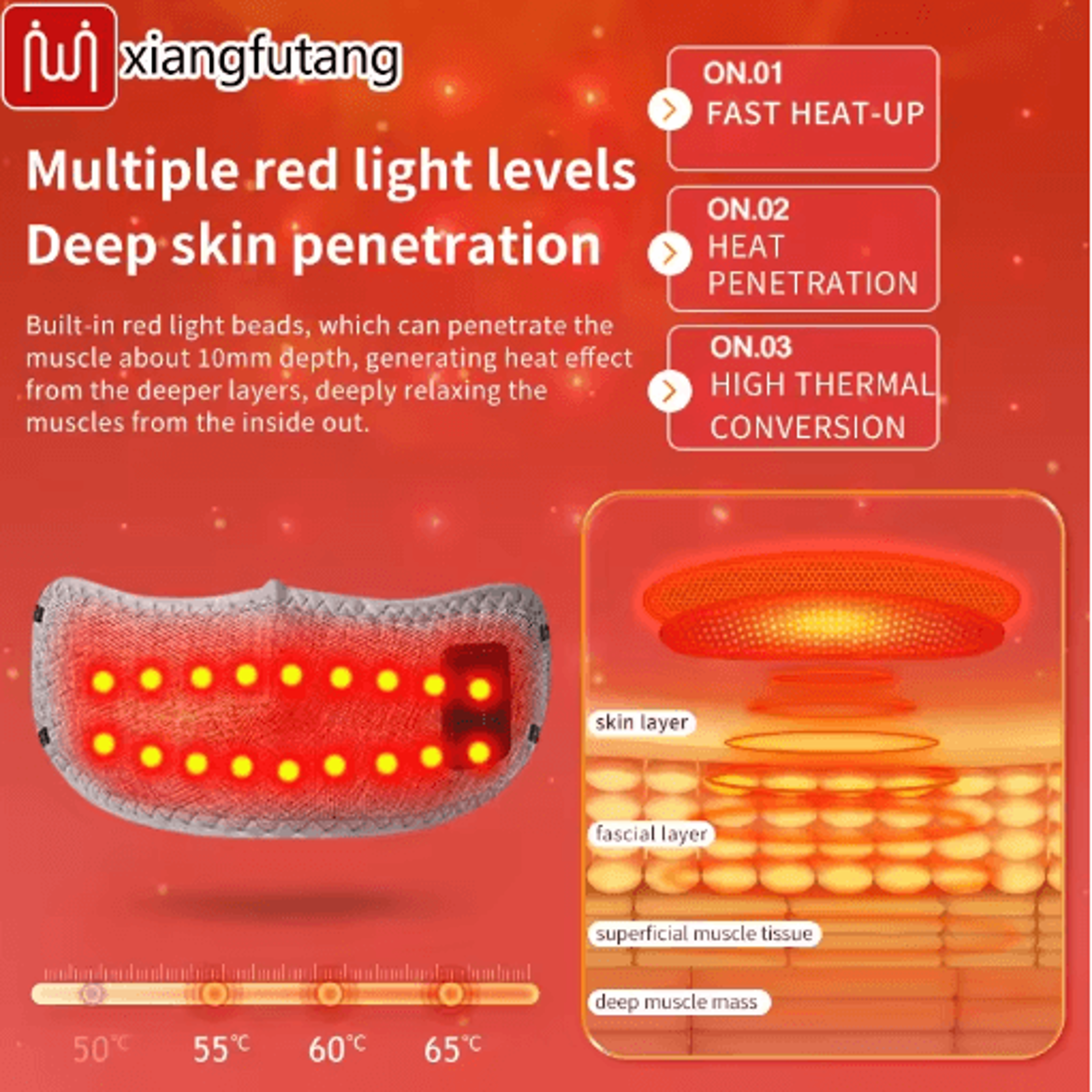 Red Light Heated Nose Wrap  Electric Nose Warmer With Gentle Hot Compress For Winter Comfort 4