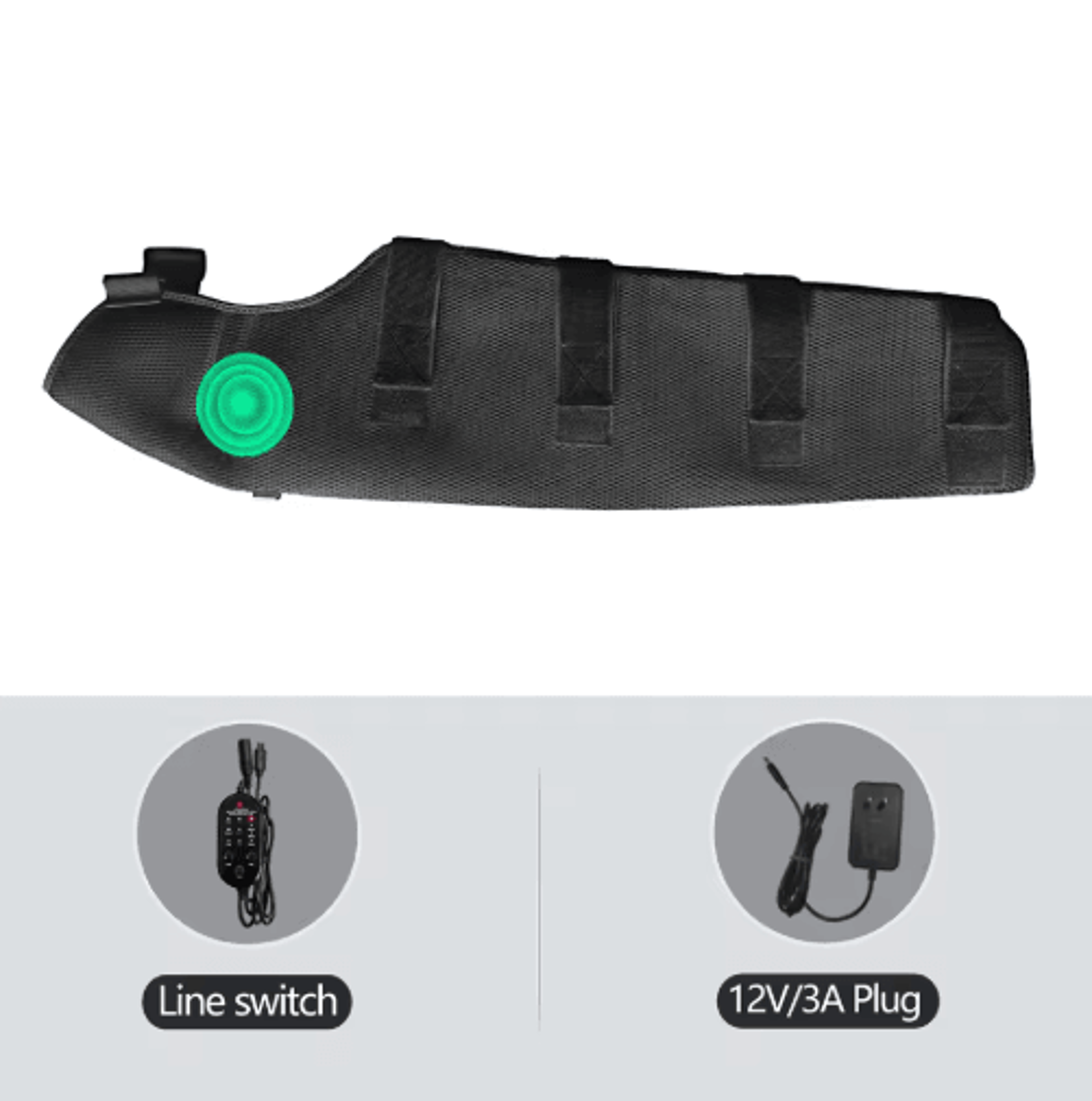 UltraLong Electric Heated Arm Wrap With Vibration  Shoulder Elbow Wrist  Hand Heating Pad 1