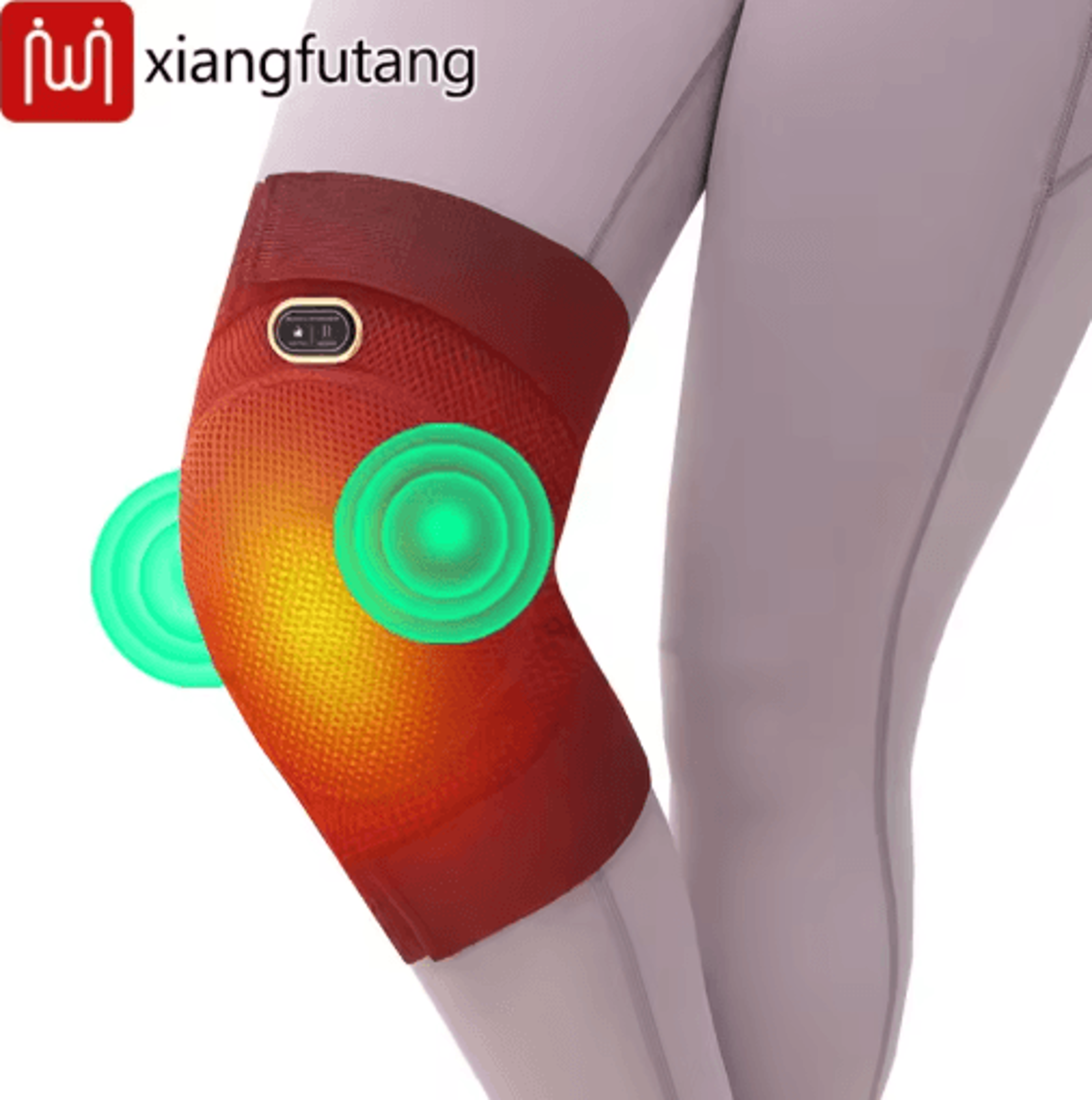 Electric Knee Massager With Heat  Vibration  Adjustable Heated Knee Support Brace For Everyday Comf 0