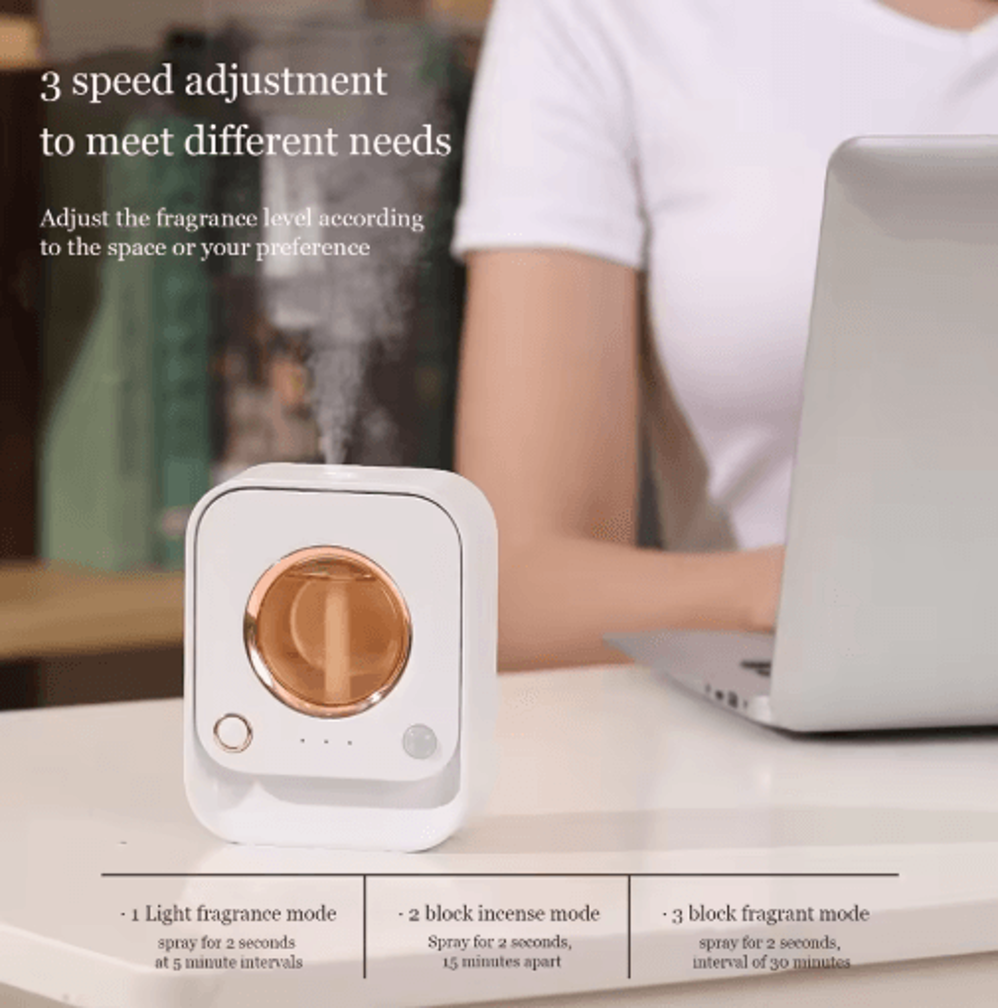 Smart Sensor Aromatherapy Machine  USB Automatic Essential Oil Diffuser  Air Freshener 5