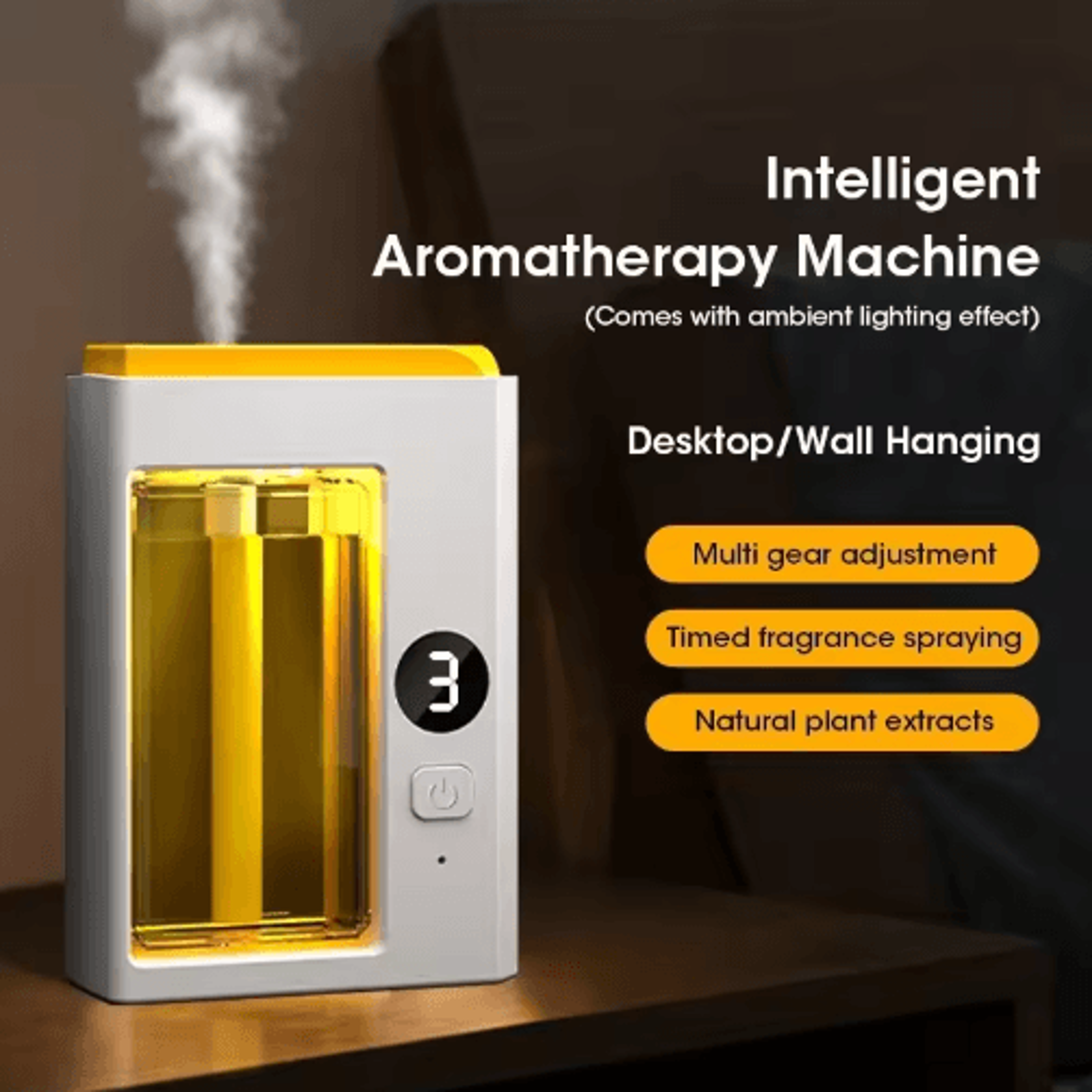 USB Automatic Fragrance Diffuser  Desktop Aromatherapy Atomizer  Portable Humidifier 0