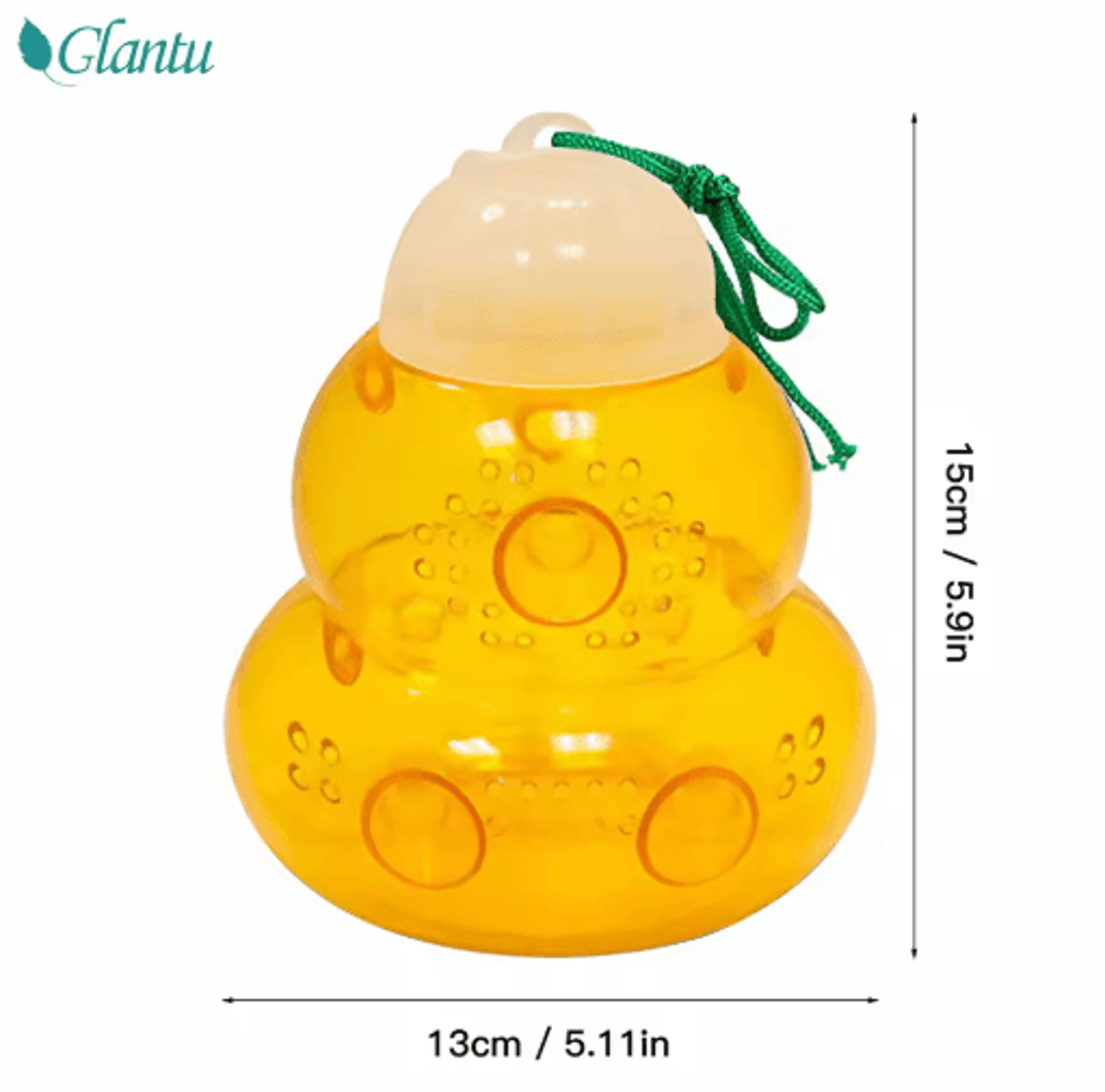 Reusable Outdoor Wasp Trap  NonToxic MultiHole Bee  Wasp Catcher For Garden Farm  Yard 3