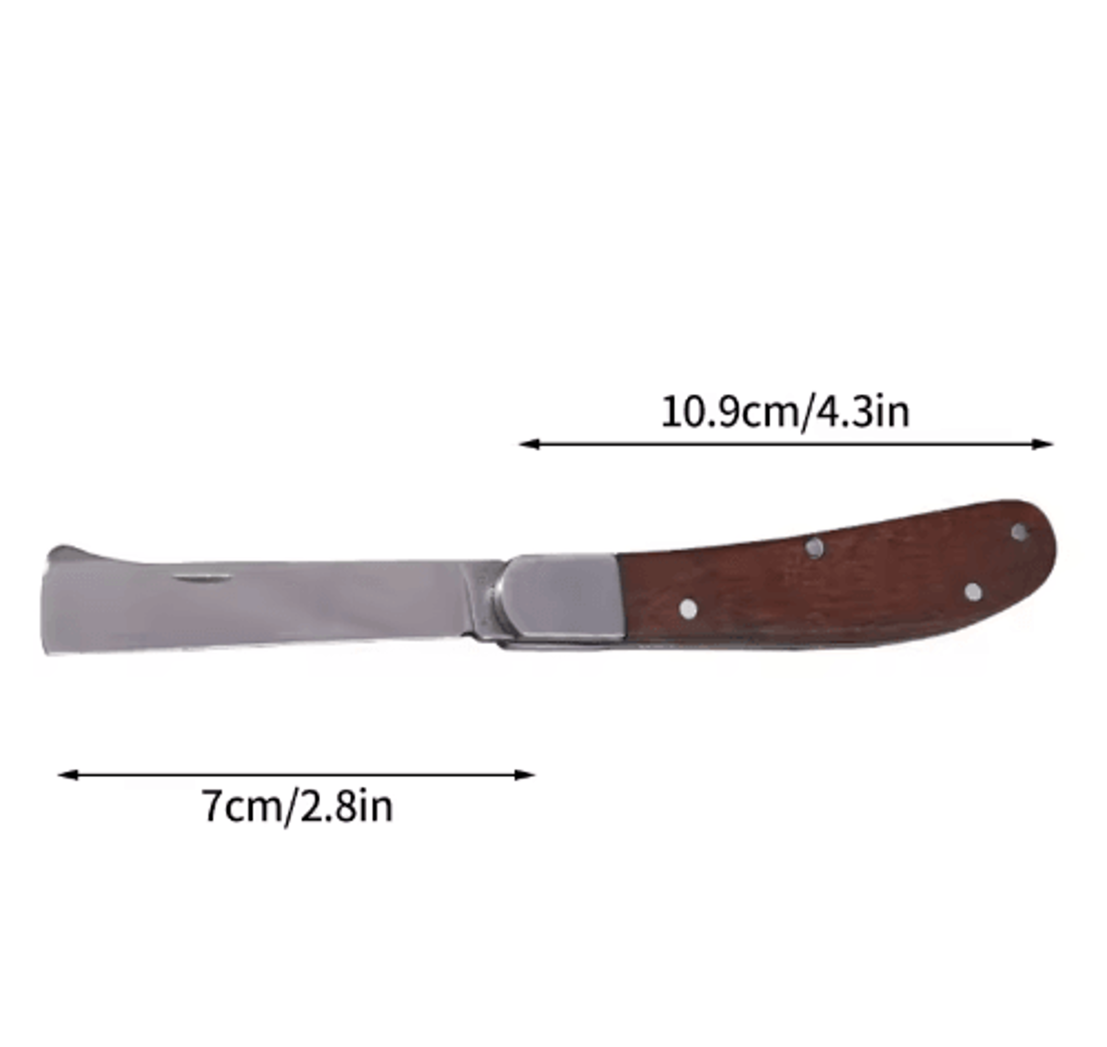 Folding Stainless Steel Grafting Scissors  Knife  MultiFunction Gardening Pruning Tool 2