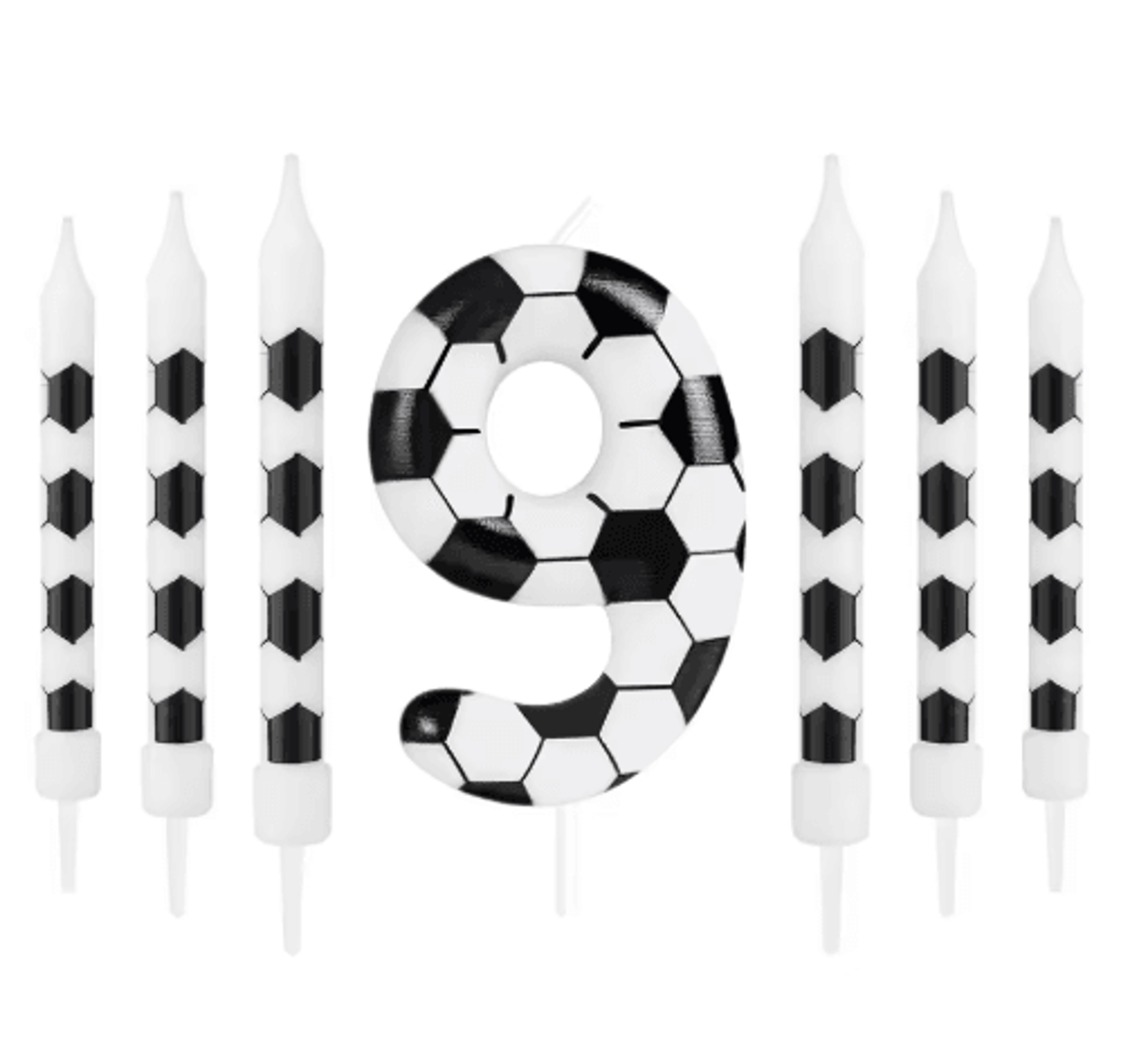 7PCS Soccer Theme Birthday Cake Candles  Football Party Decorations For Boys  Girls 3