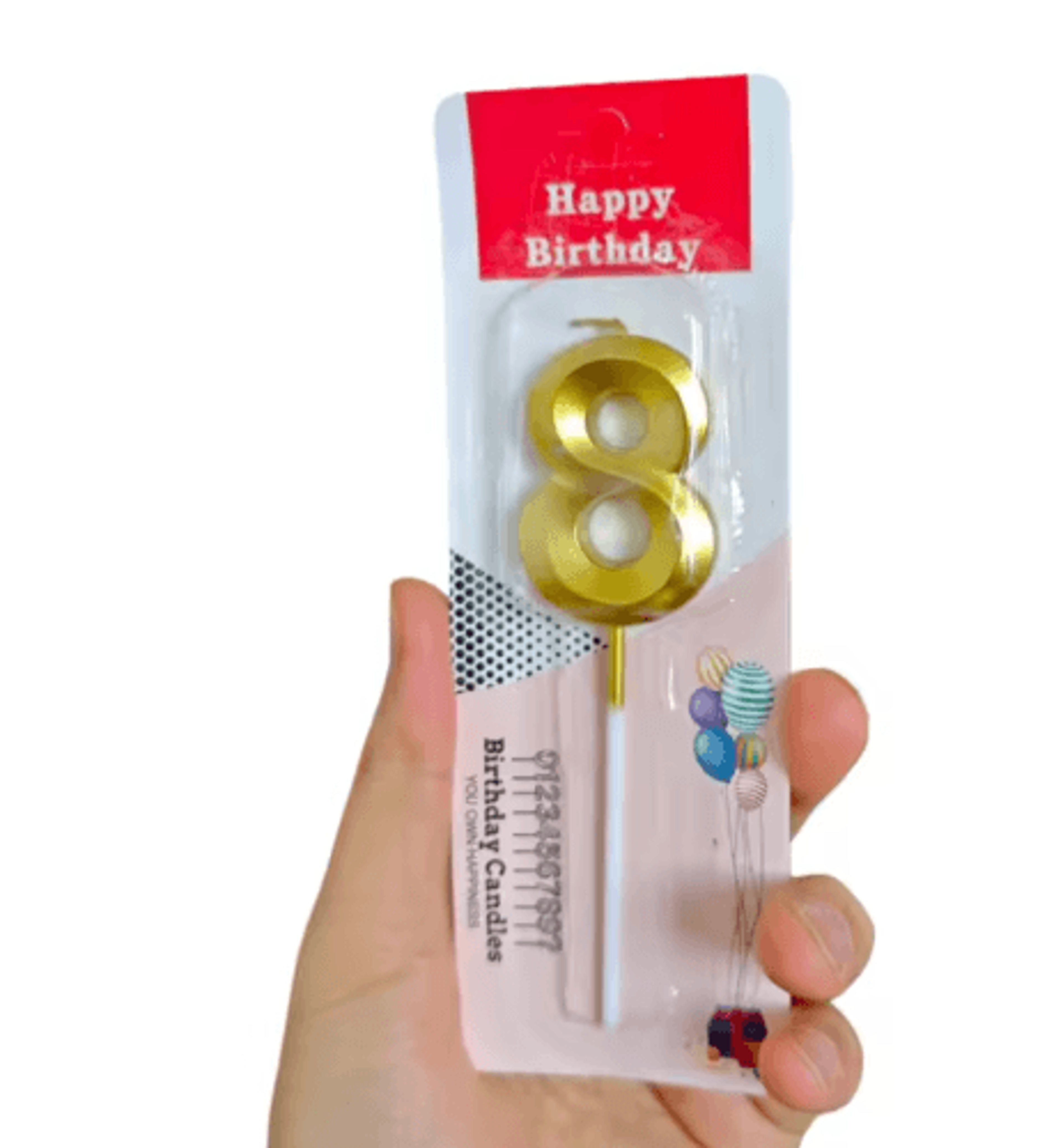3D Gold Diamond Number Birthday Candles 09  Large Smokeless Cake Toppers For Birthdays  Anniversari 2