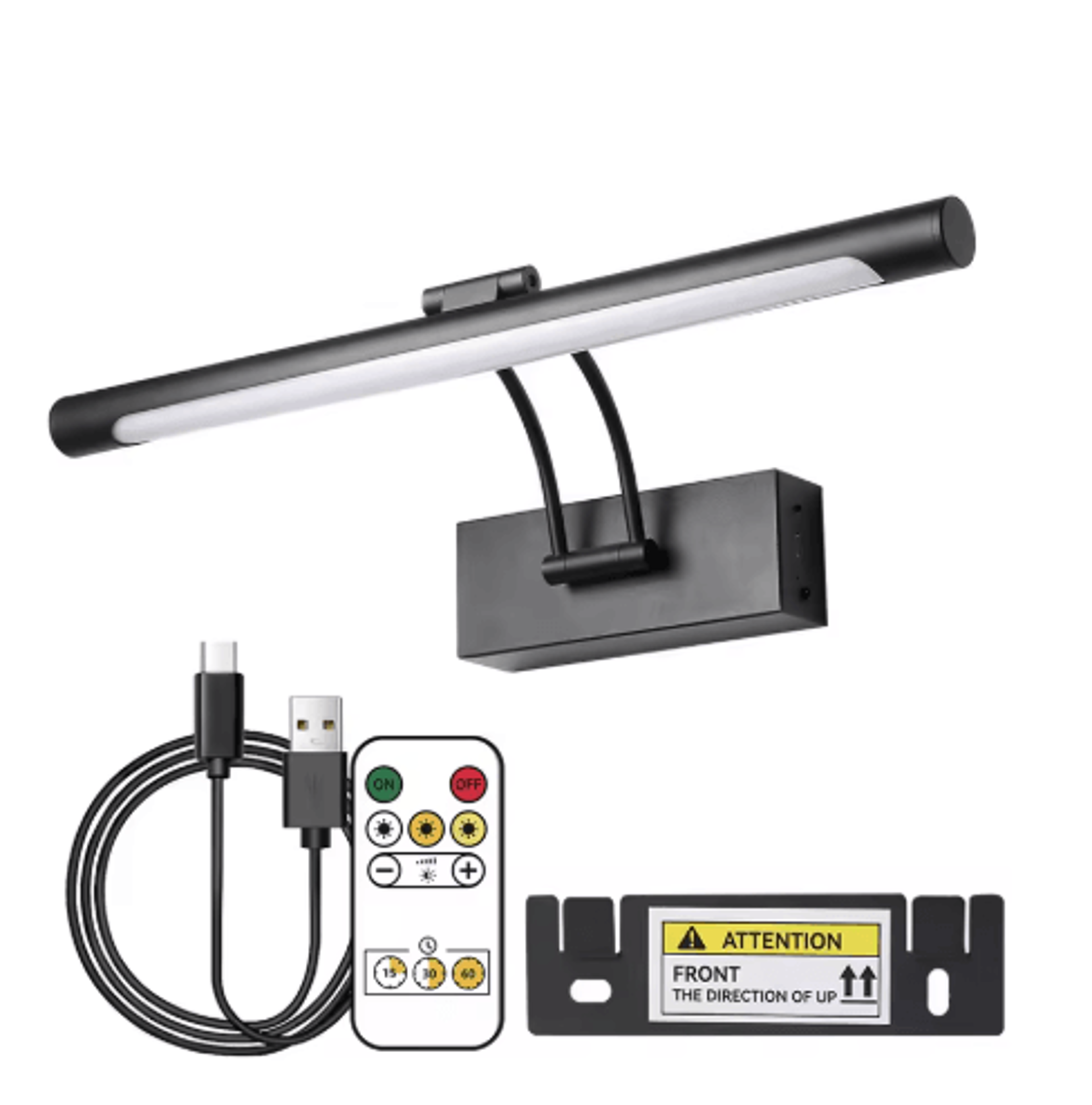 USB Rechargeable Wireless LED Picture Light 4400mAh Wall Lamp With Remote For Home  Bedroom Decor 2