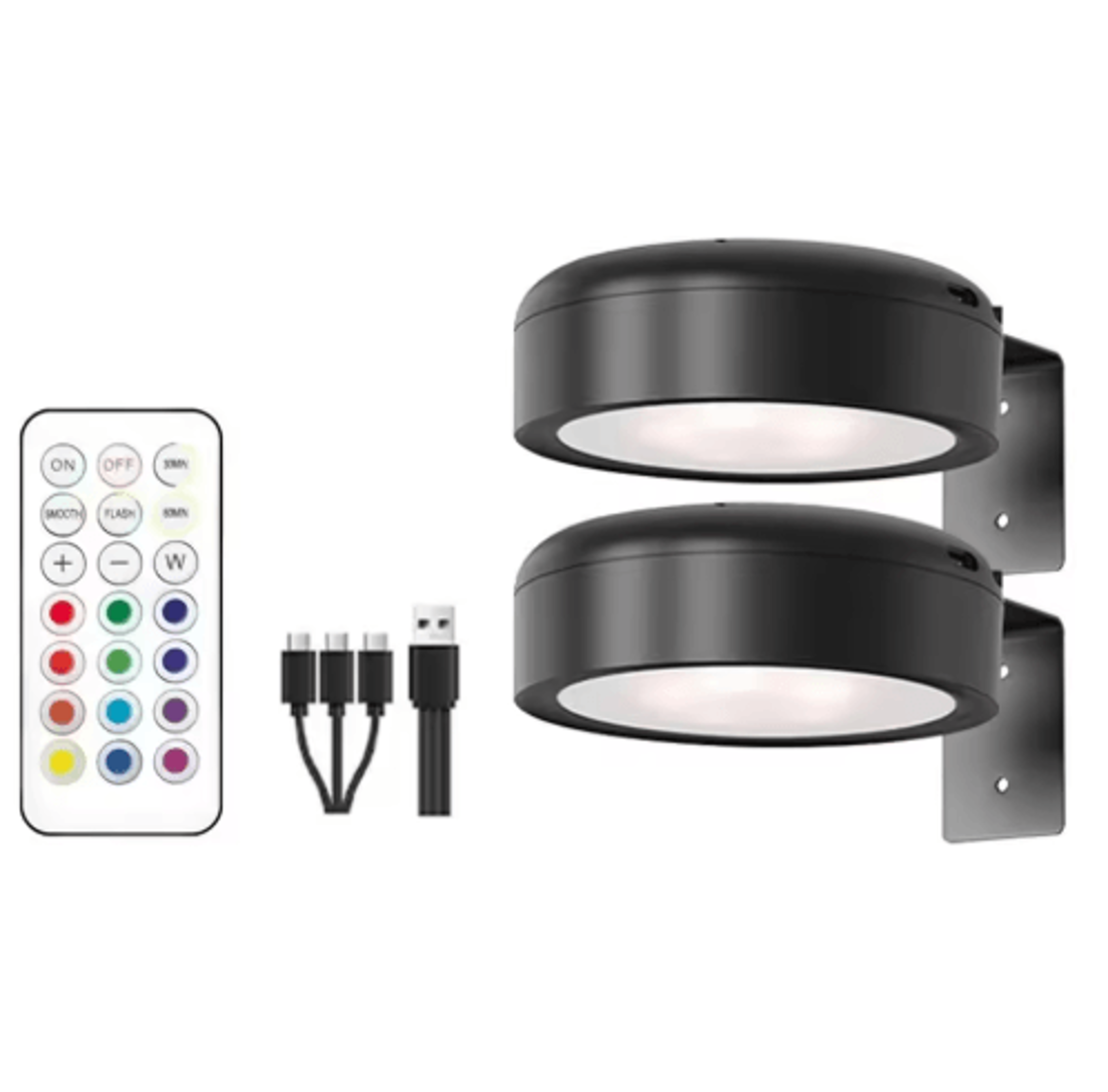 123PCS Rechargeable Magnetic LED Picture Light  Wireless Dimmable Wall Light With Remote  Timer 6