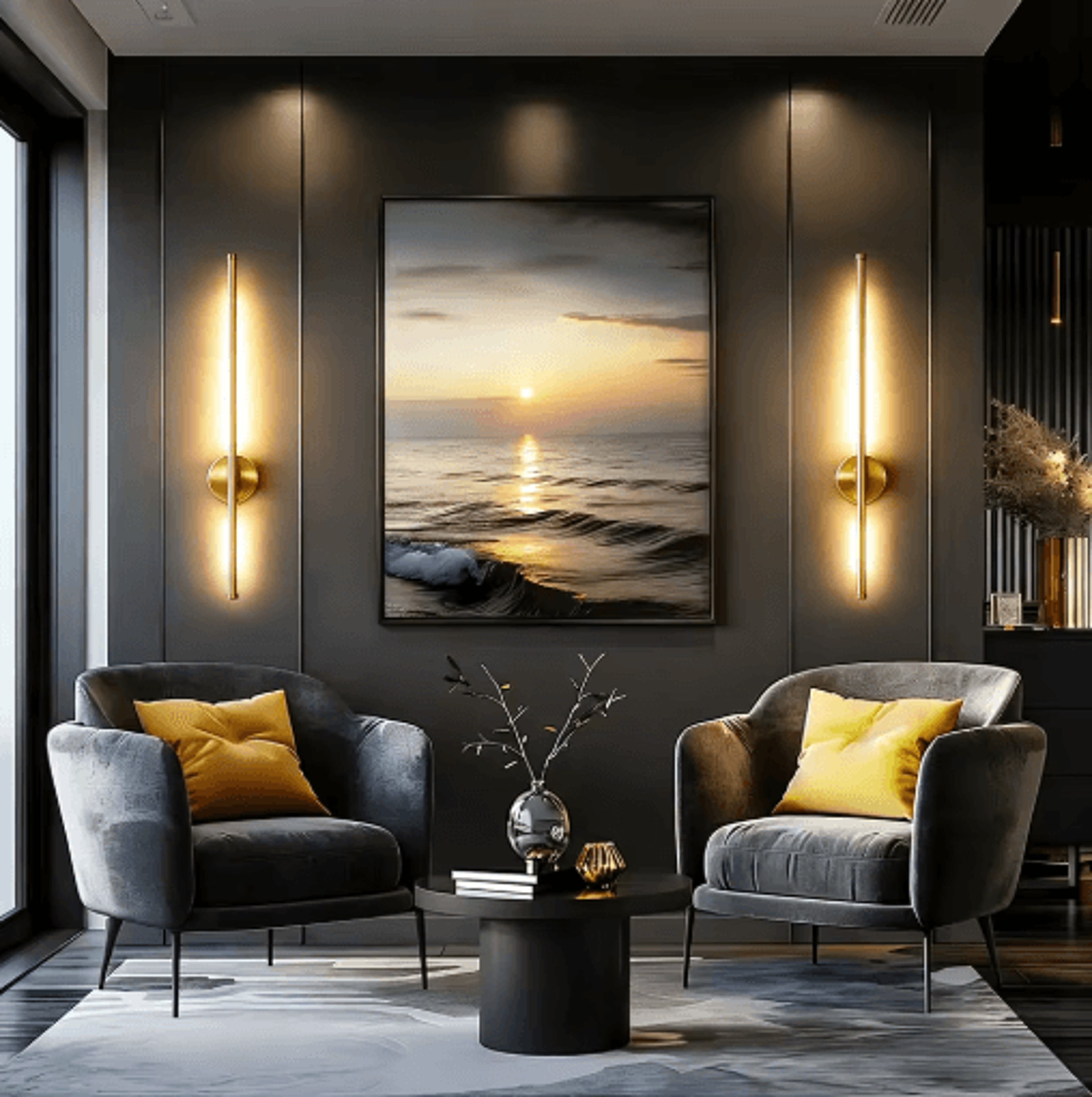 Rechargeable Wireless LED Wall Sconce  360 Rotating Dimmable Picture Light With Remote Control 0
