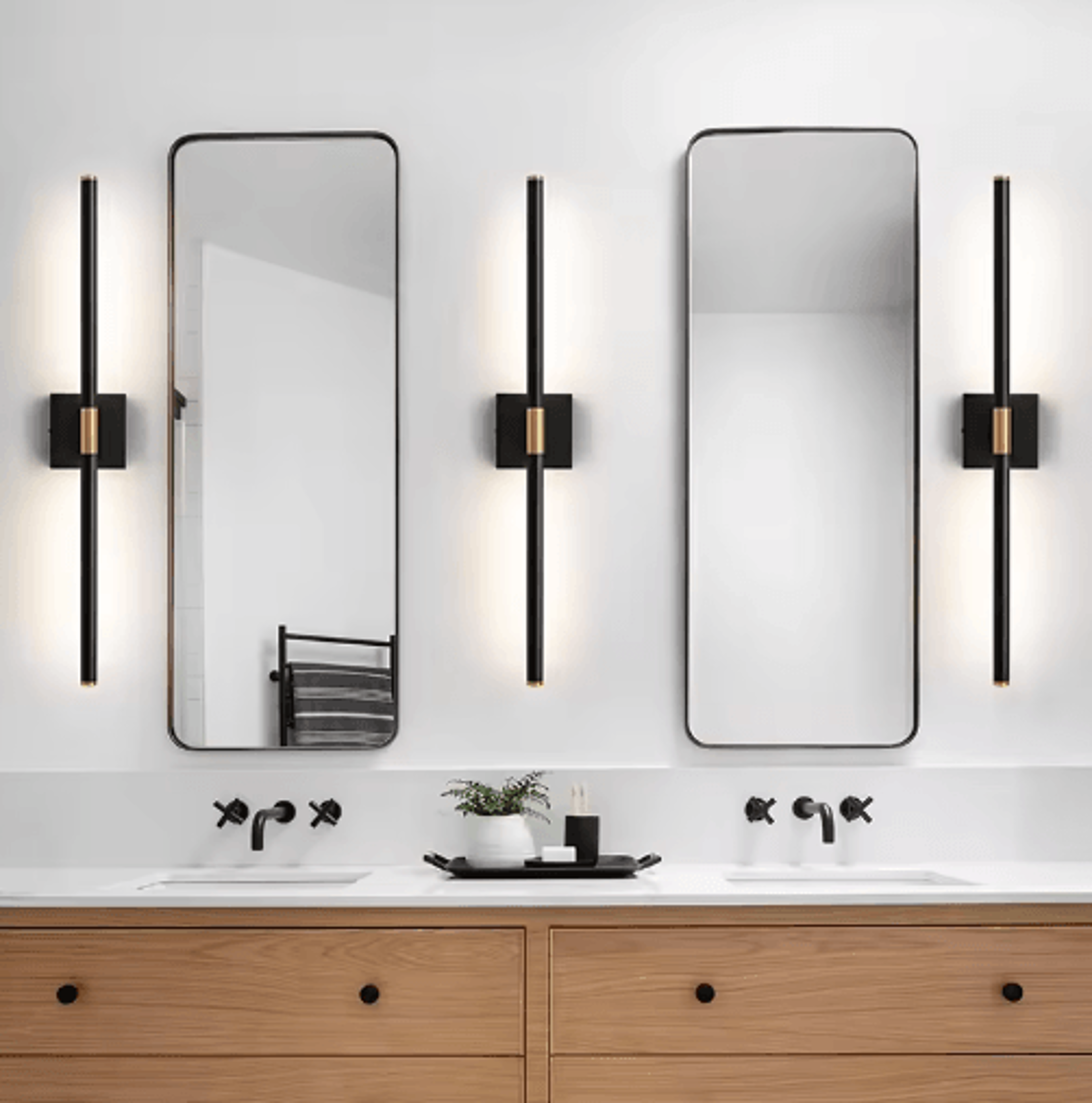 360 Rotatable Rechargeable LED Wall Sconce  3CCT Touch Dimmable Wall Light With Remote Control 7