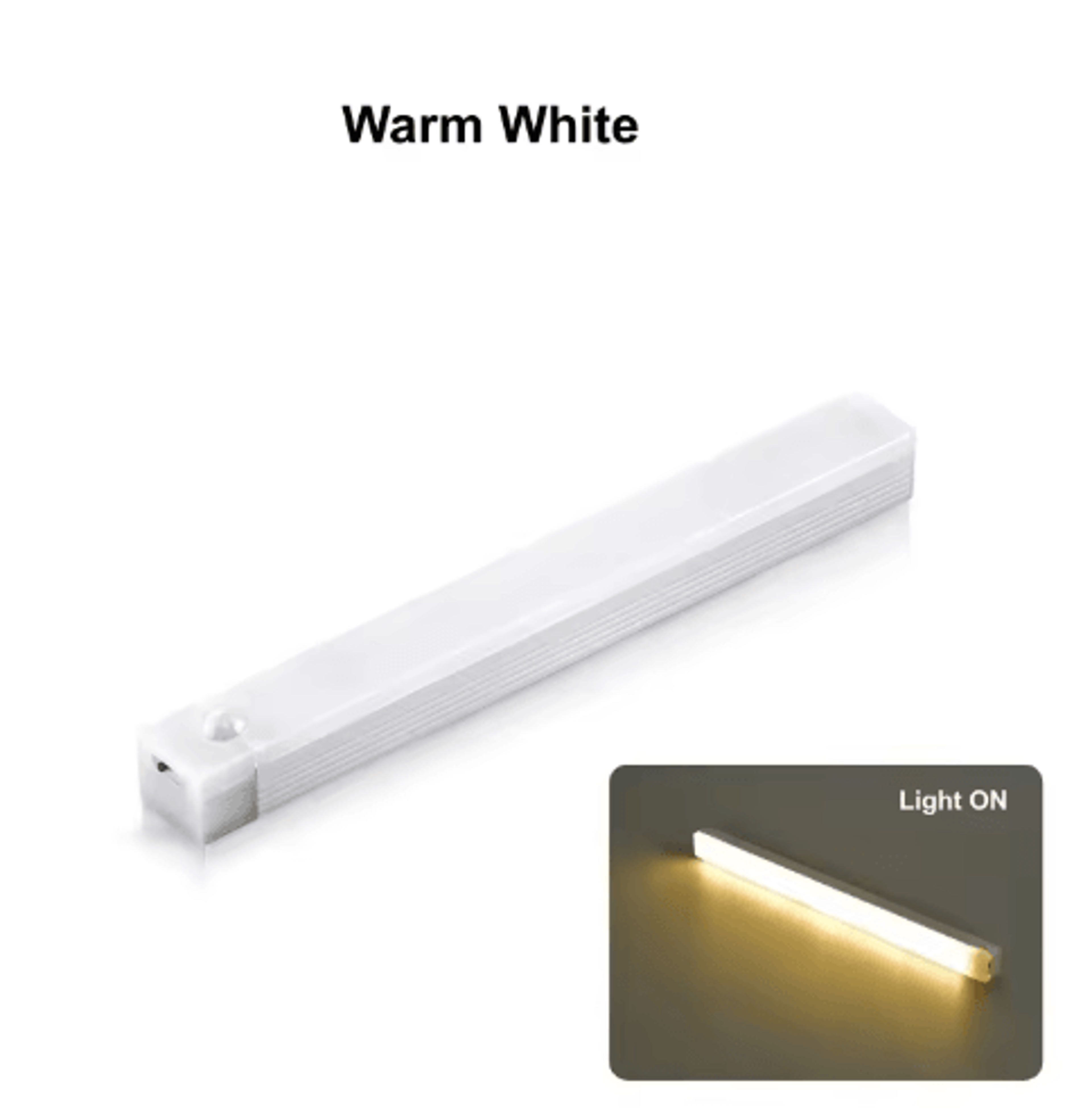Rechargeable Motion Sensor LED Bar Light  Cordless Magnetic Cabinet  UnderCabinet Night Lamp 1