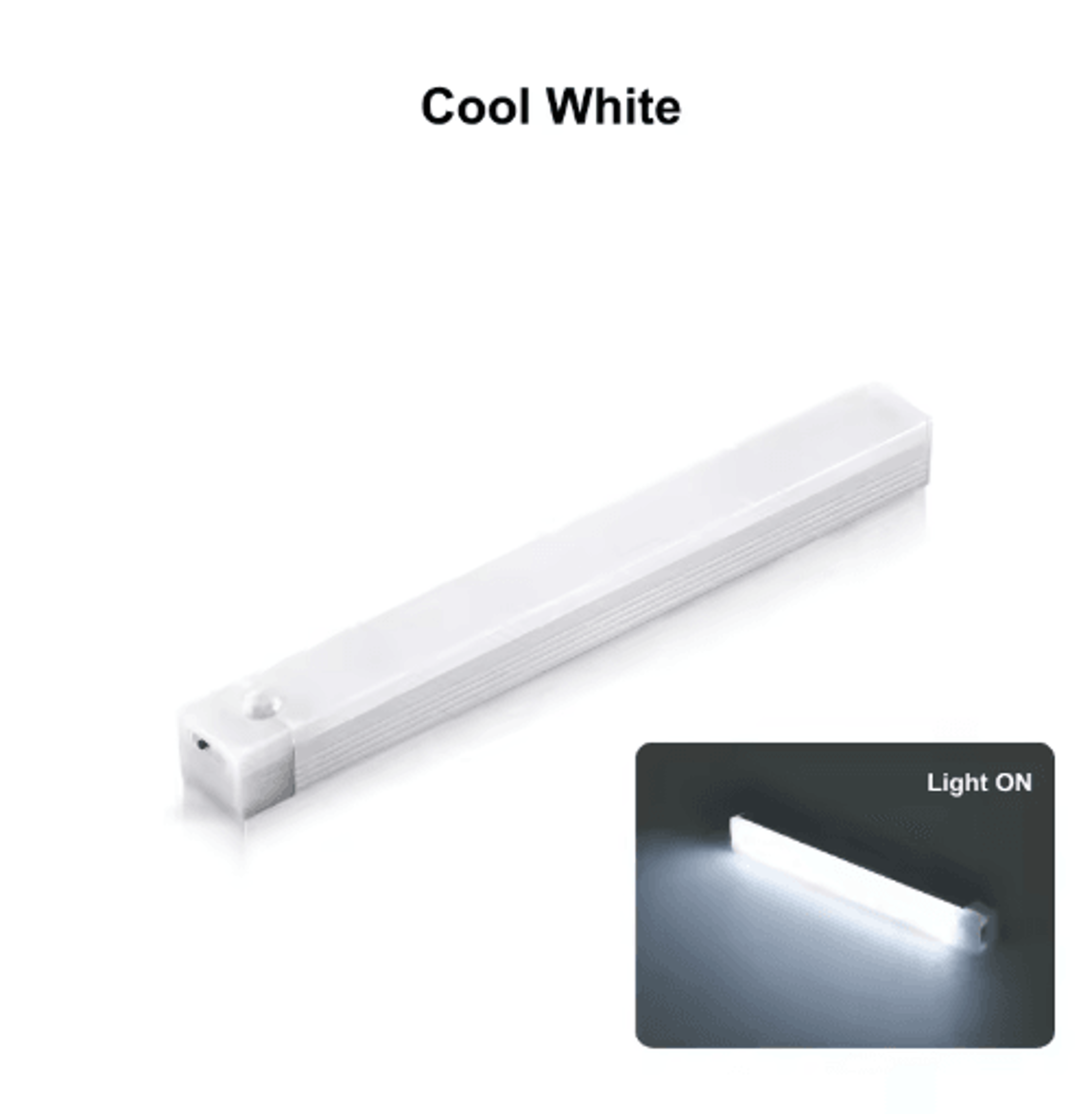 Rechargeable Motion Sensor LED Bar Light  Cordless Magnetic Cabinet  UnderCabinet Night Lamp 3