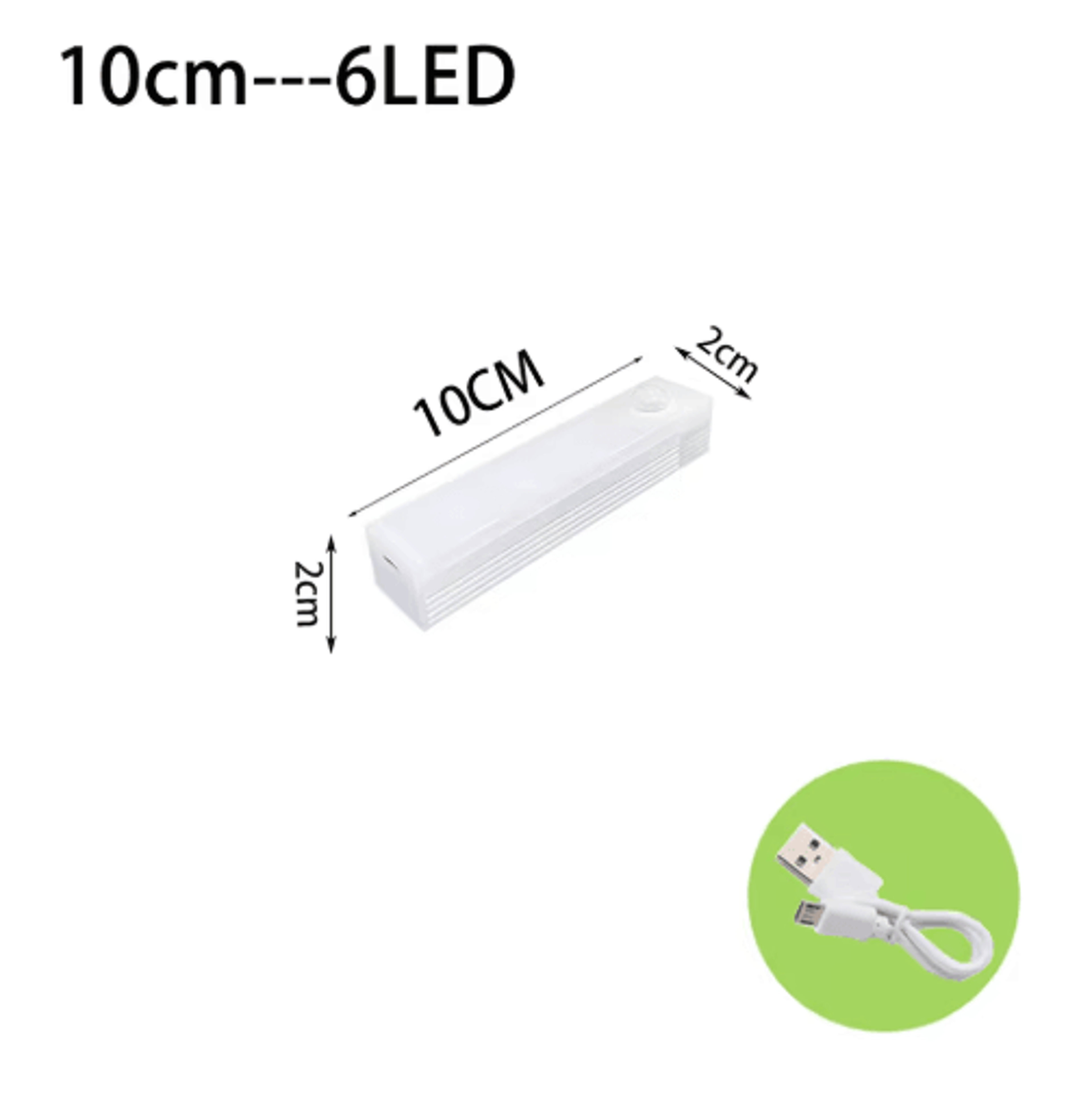 TypeC Rechargeable LED Motion Sensor Light  Wireless Under Cabinet Closet  Stair Night Lamp 3