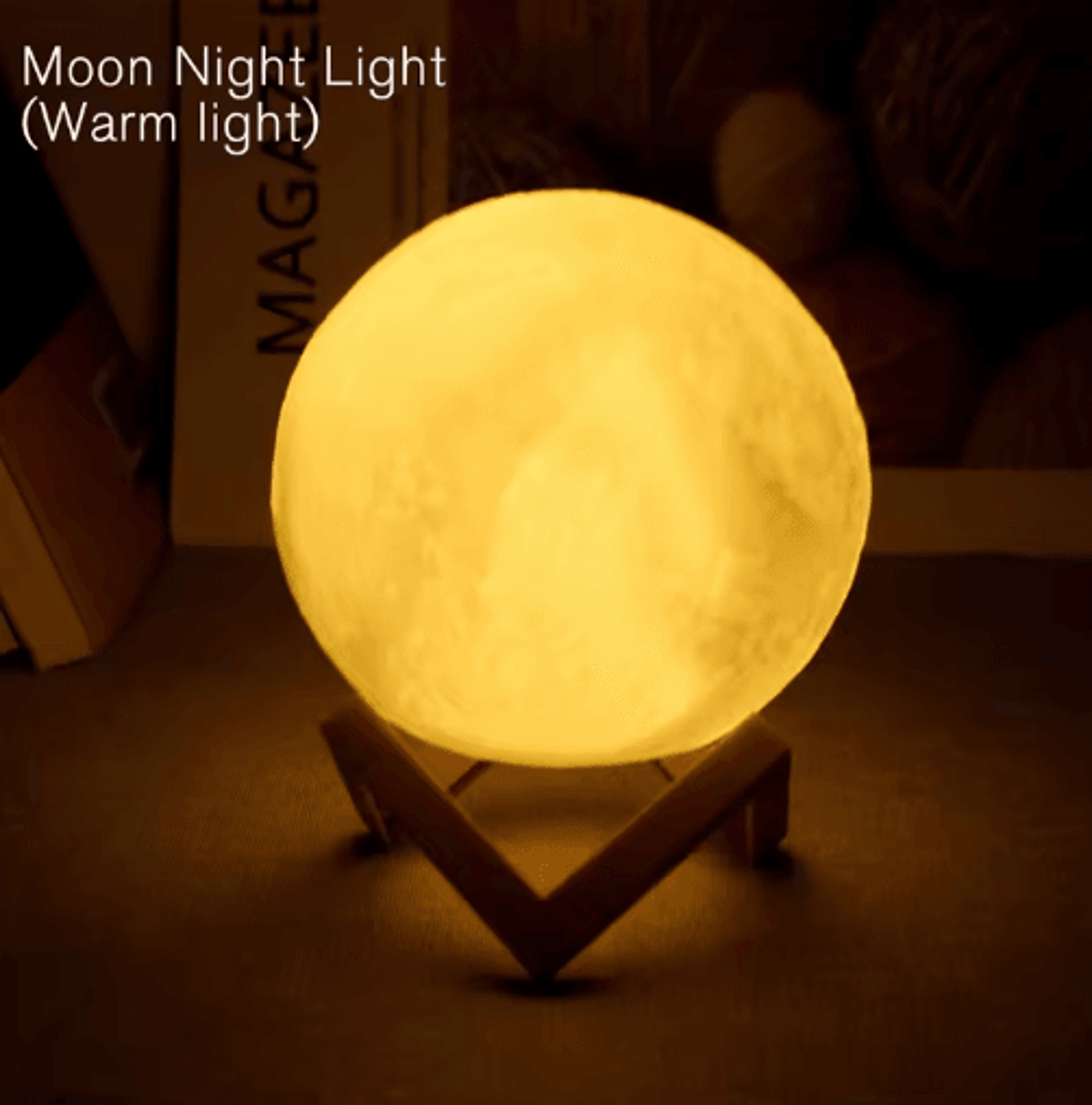 LED Moon  Galaxy Book Light  Decorative Night Lamp For Kids Bedroom  Birthday Gifts 2