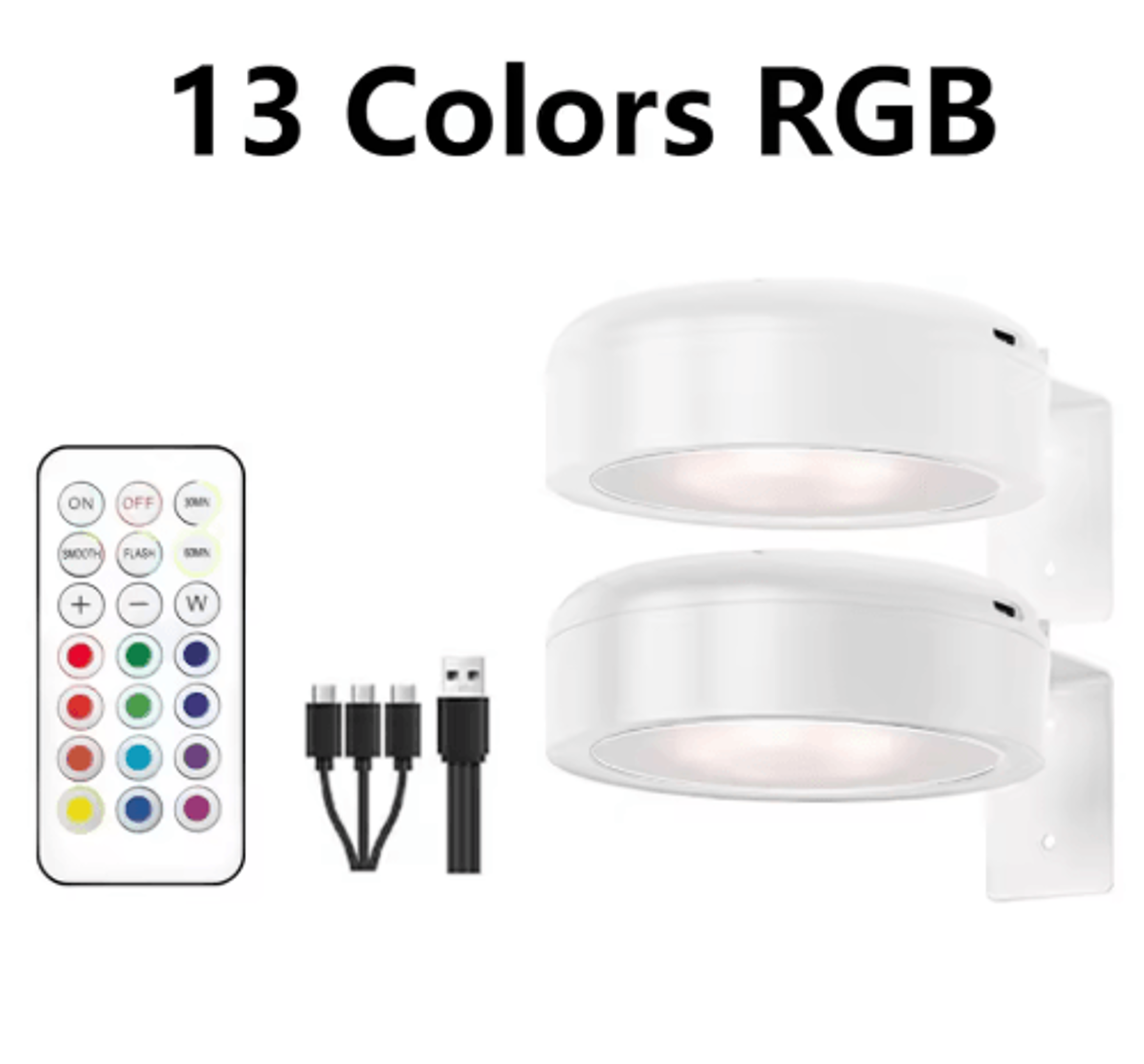 23Pack Rechargeable LED Picture Lights  Remote Control Wall Art Lamps With Timer  3 Lighting Modes 4