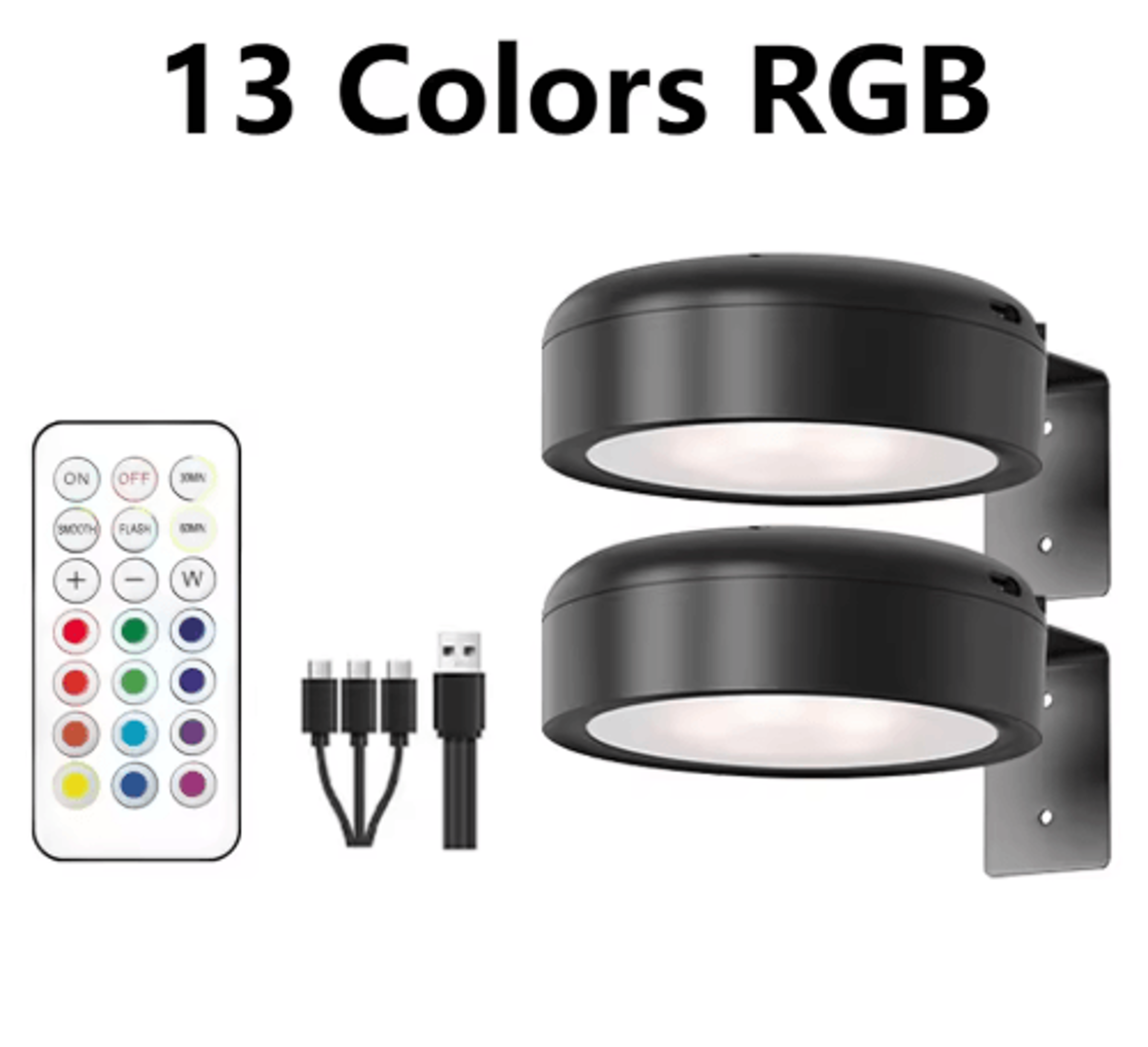 23Pack Rechargeable LED Picture Lights  Remote Control Wall Art Lamps With Timer  3 Lighting Modes 5