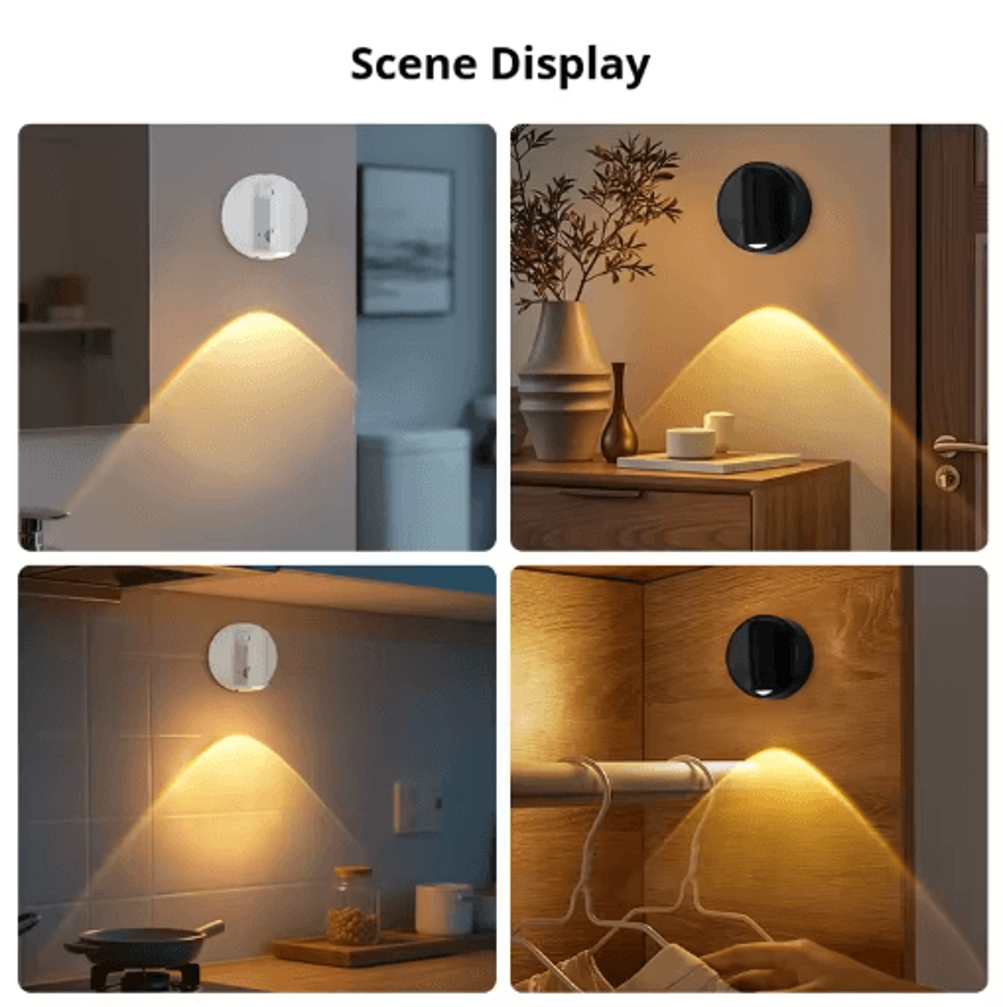 Magnetic Rechargeable LED Wall Spotlight  Touch Control Cordless Bedside Reading Sconce 10