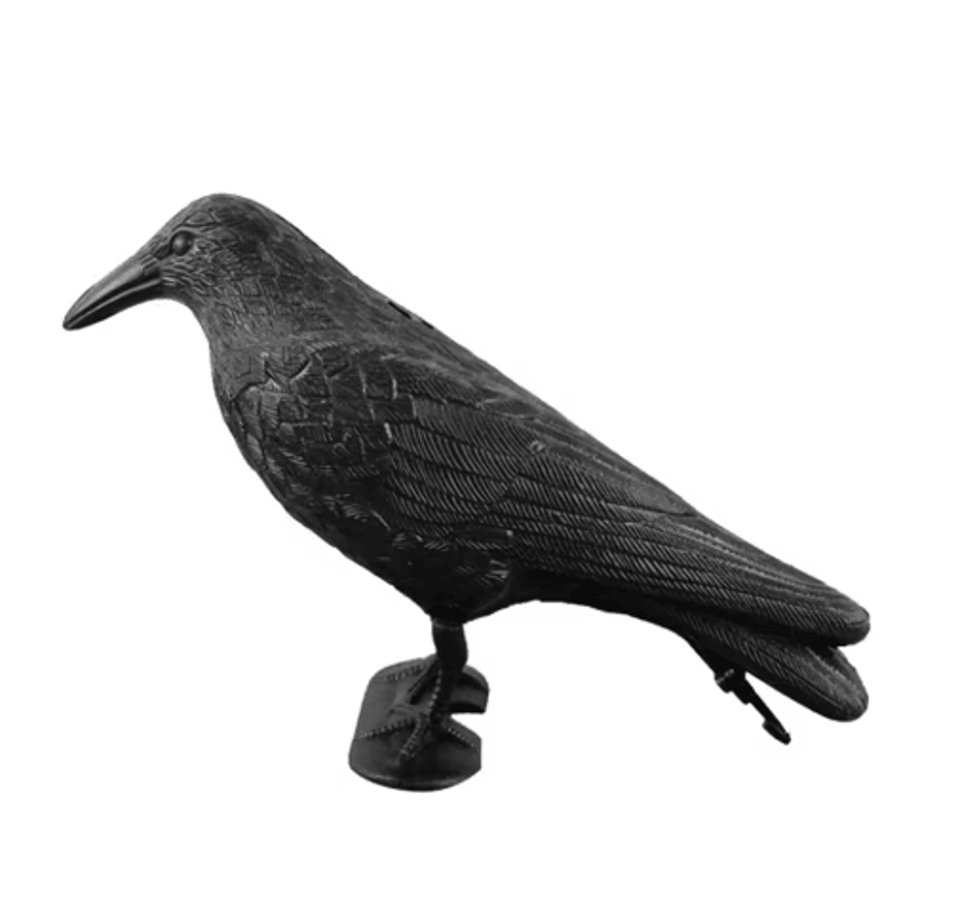 Realistic Black Raven Crow Decoy  Scary Bird Prop For Garden Halloween  Party Decoration 1