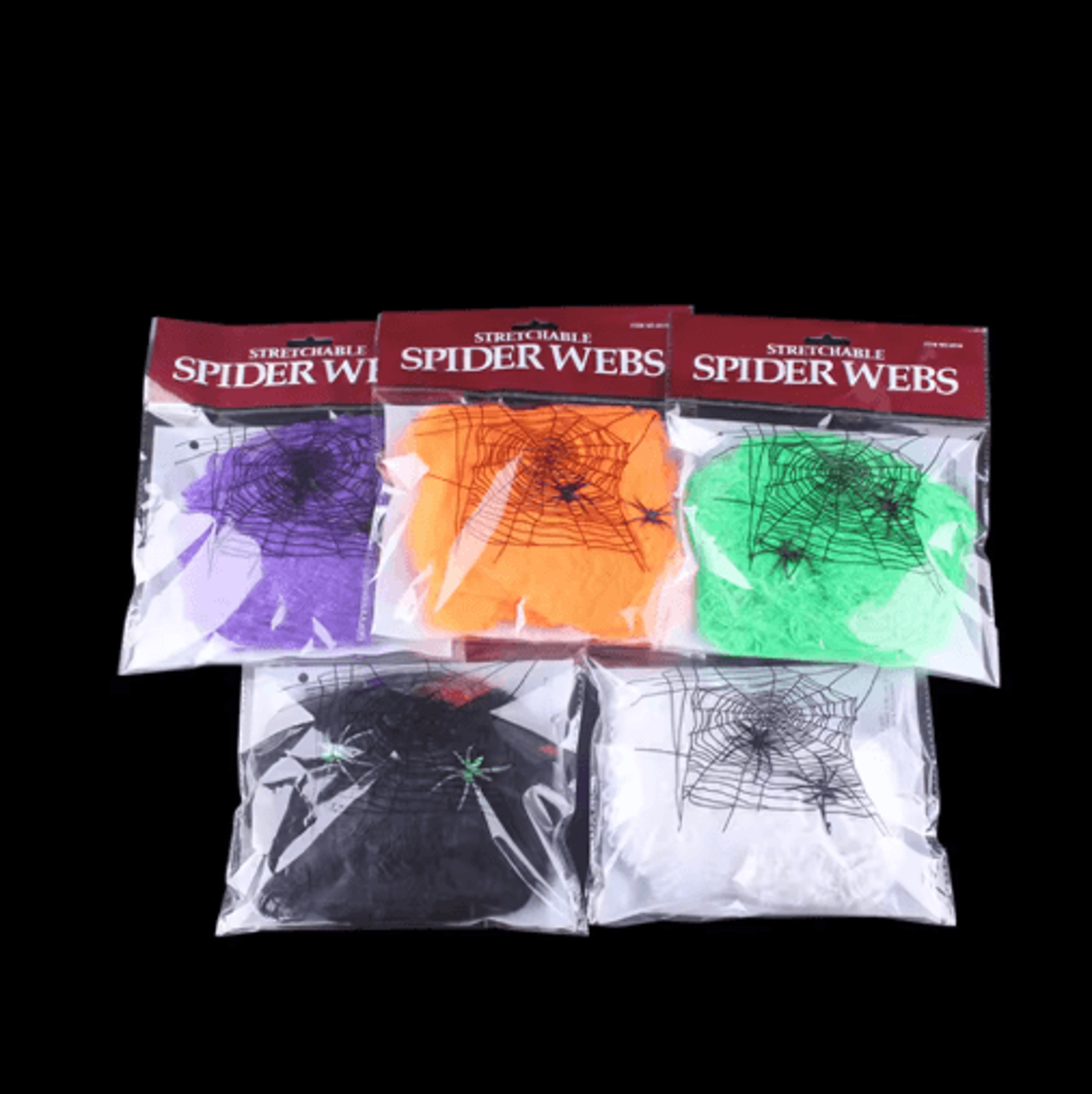 White Stretchy Halloween Spider Web  Scary Cobweb Decoration For Haunted House Bar  Party Decor 8
