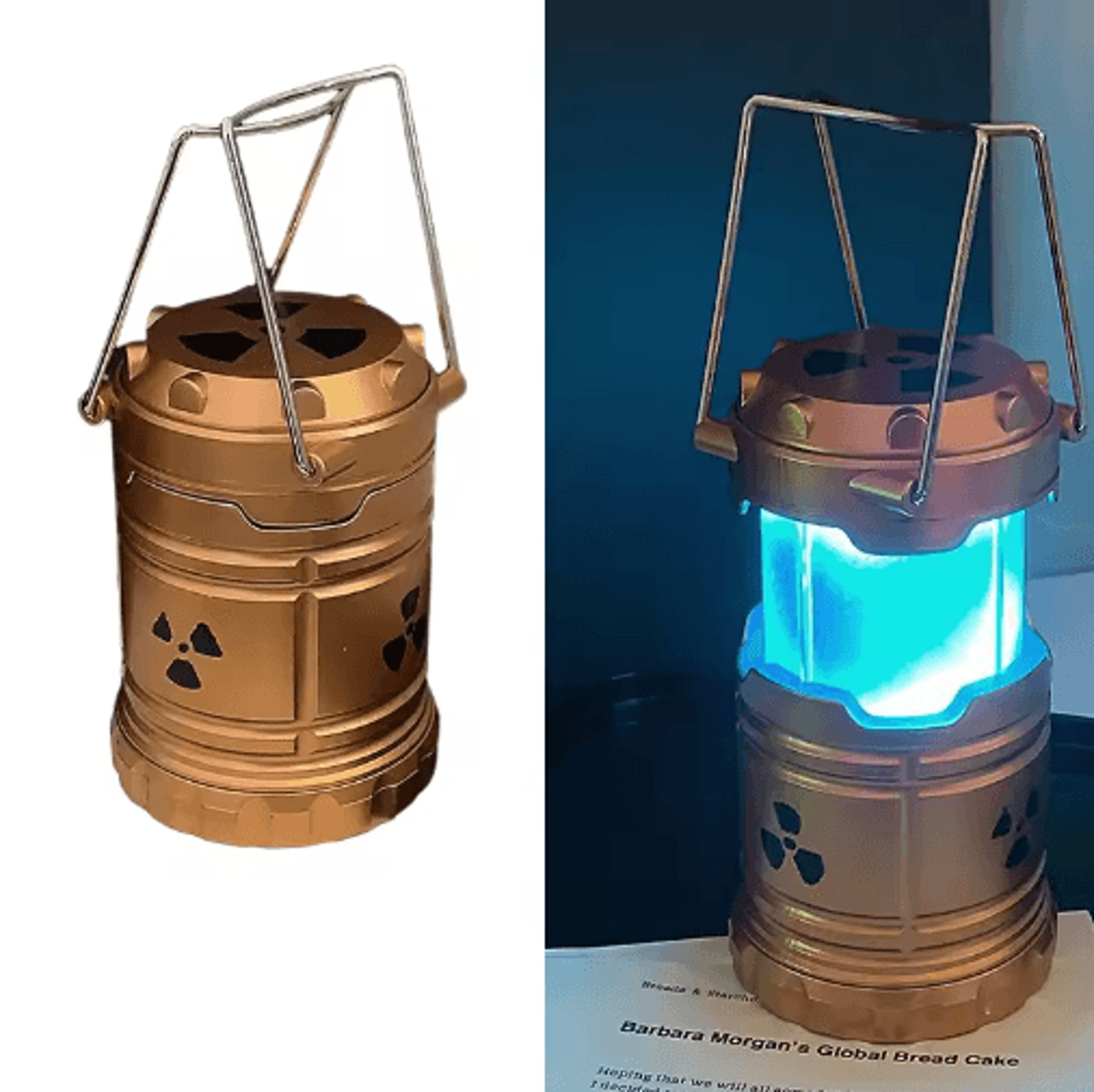 Mini Nuclear Reactor Lantern  Simulation Handheld Night Light For Camping Halloween  Home Decor 1