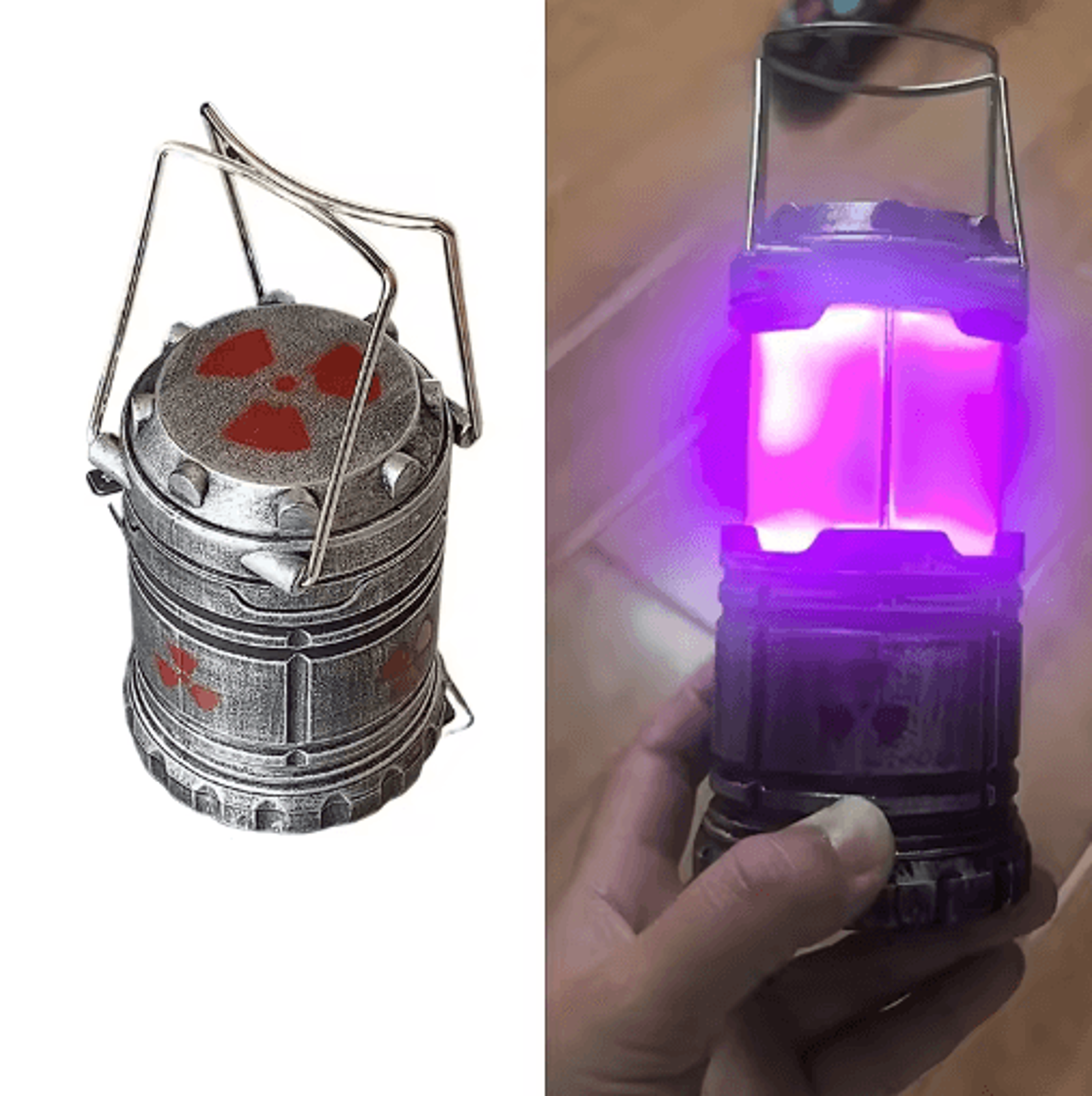 Mini Nuclear Reactor Lantern  Simulation Handheld Night Light For Camping Halloween  Home Decor 2