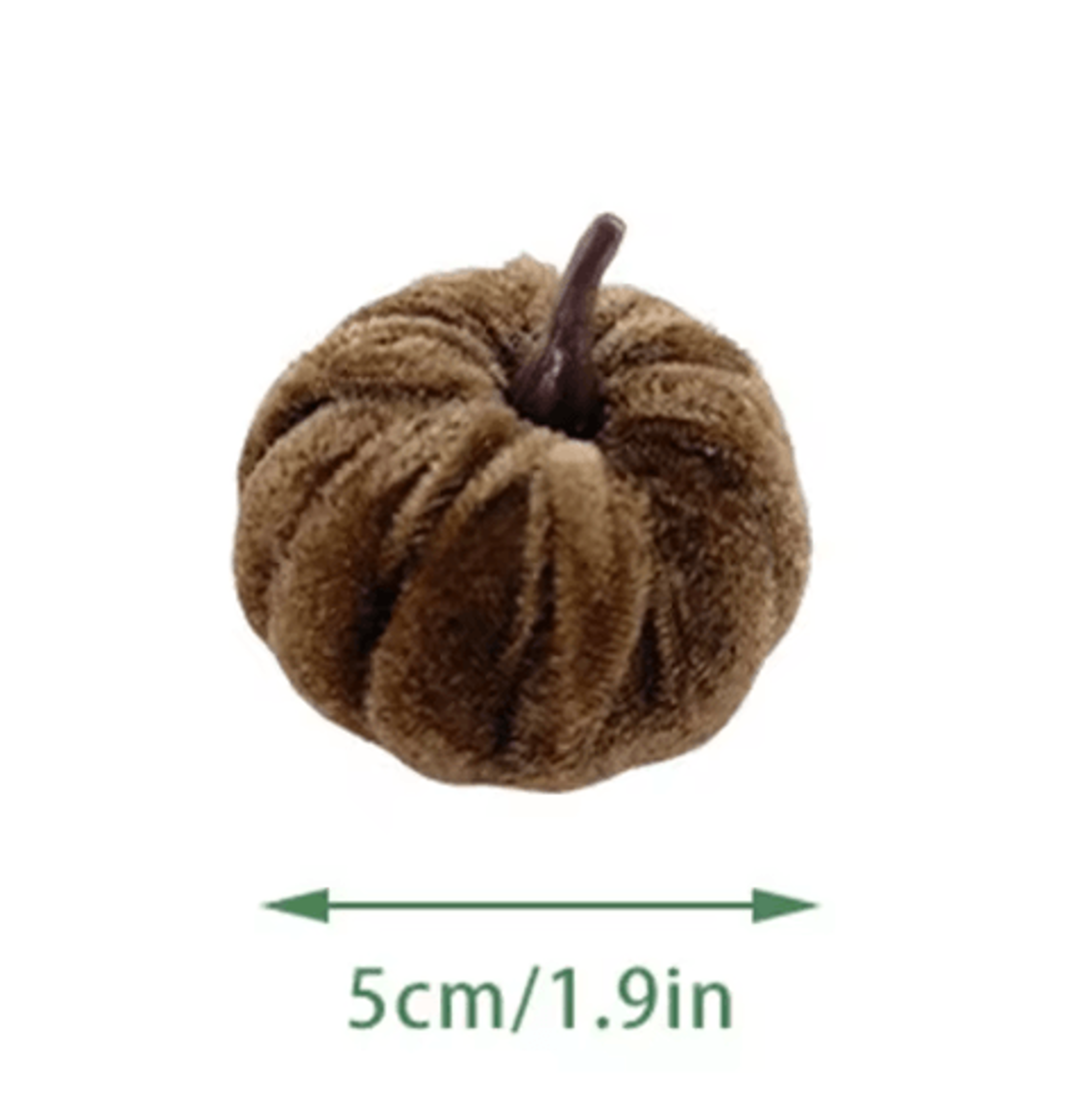5Piece Mini Artificial Pumpkins  5cm Foam Halloween Tabletop  Party Decorations 6