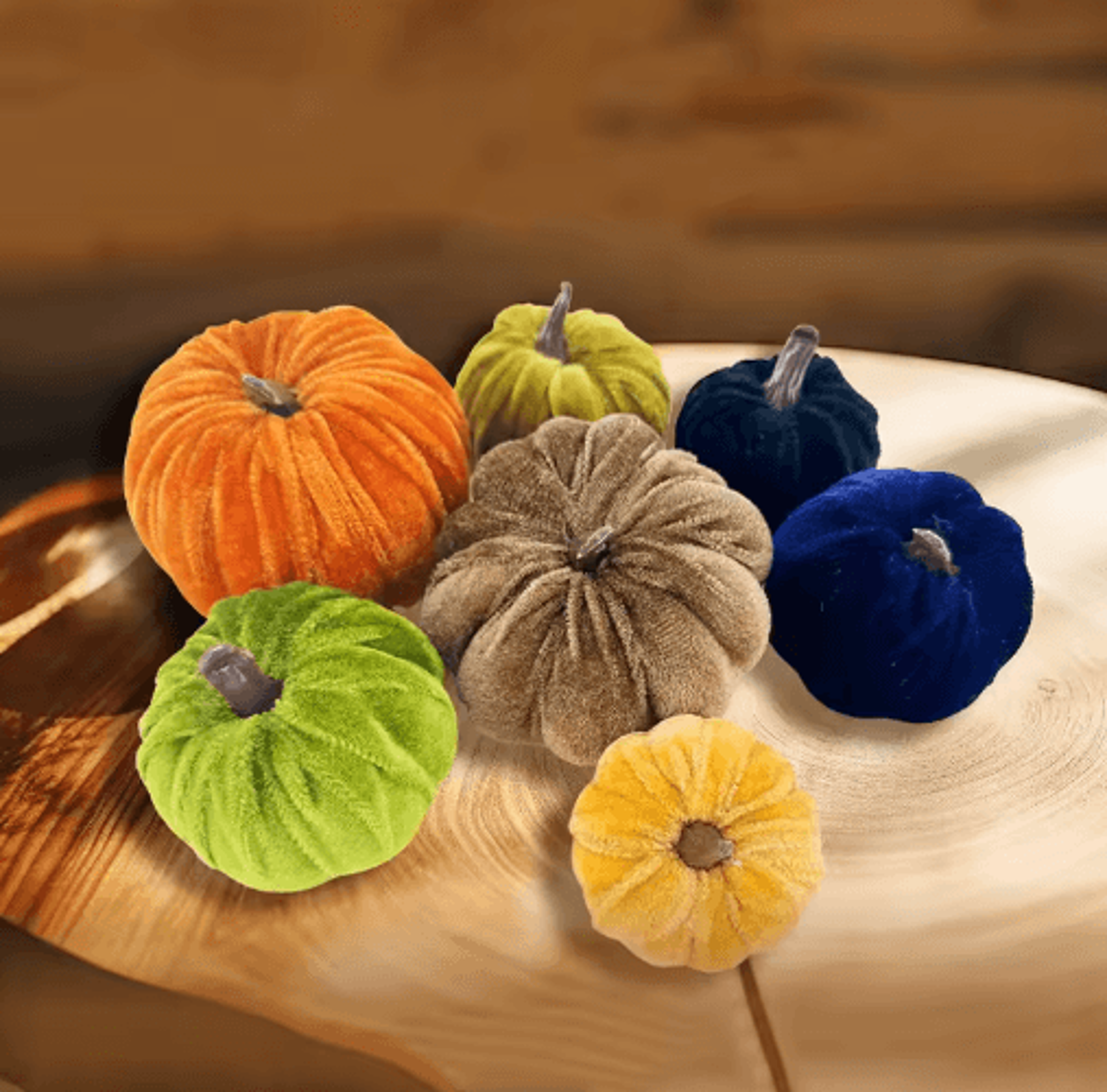 5Piece Mini Artificial Pumpkins  5cm Foam Halloween Tabletop  Party Decorations 7