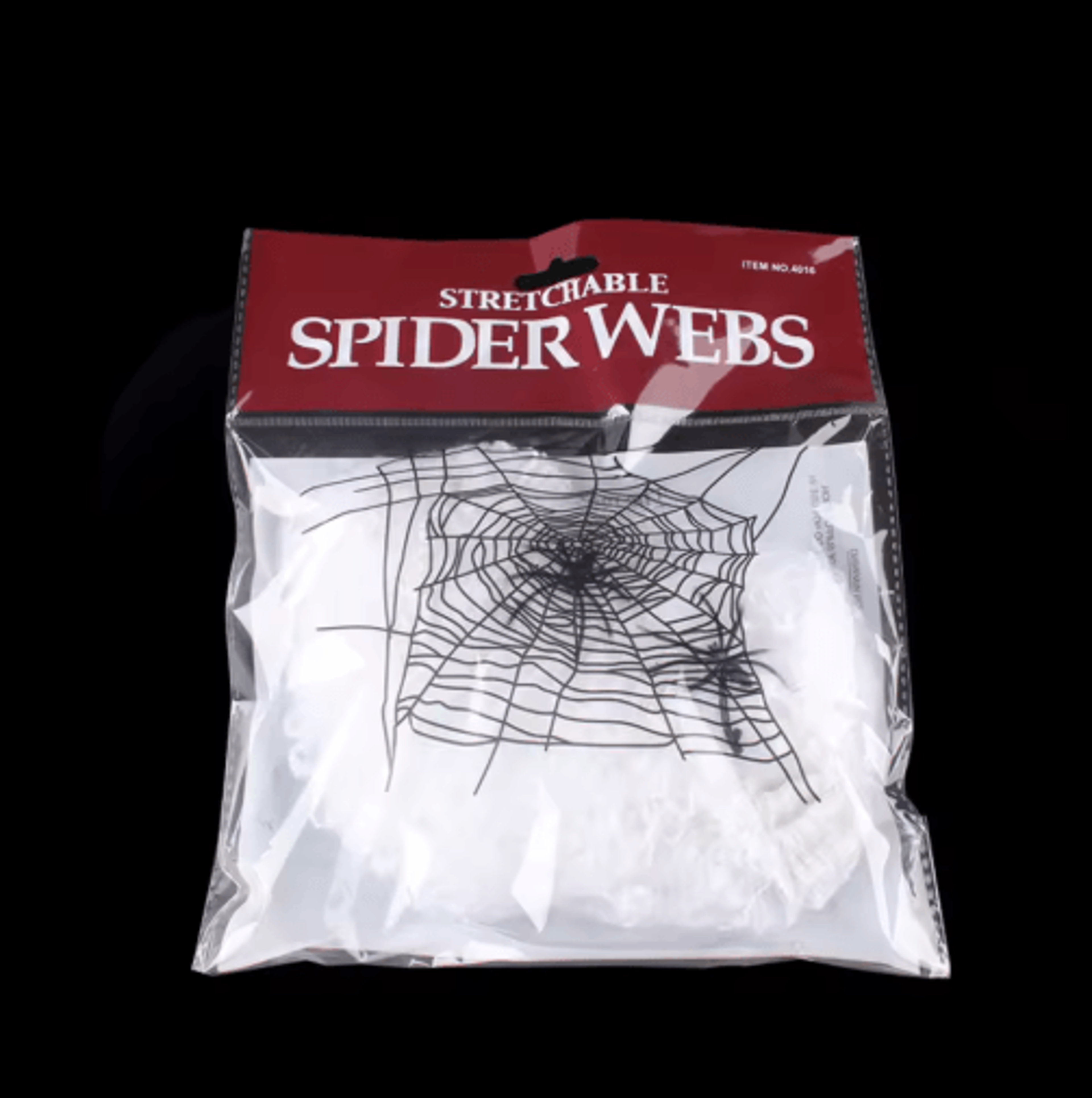 White Stretchy Halloween Spider Web  Scary Cobweb Prop For Haunted House Bar  Party Decor 4