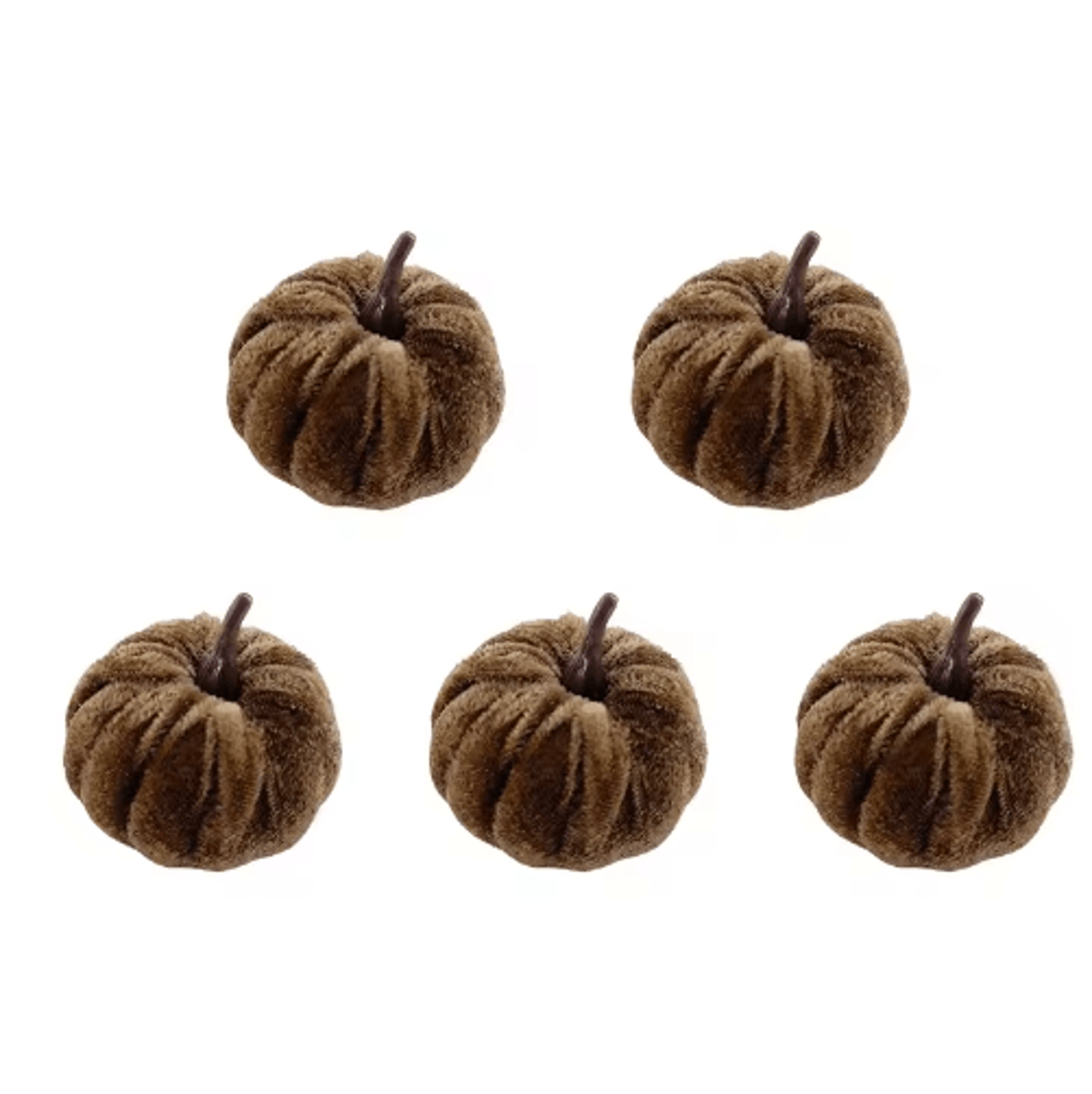 5Piece Mini Artificial Pumpkin Set  5cm Foam Halloween Desktop  Table Decorations 5