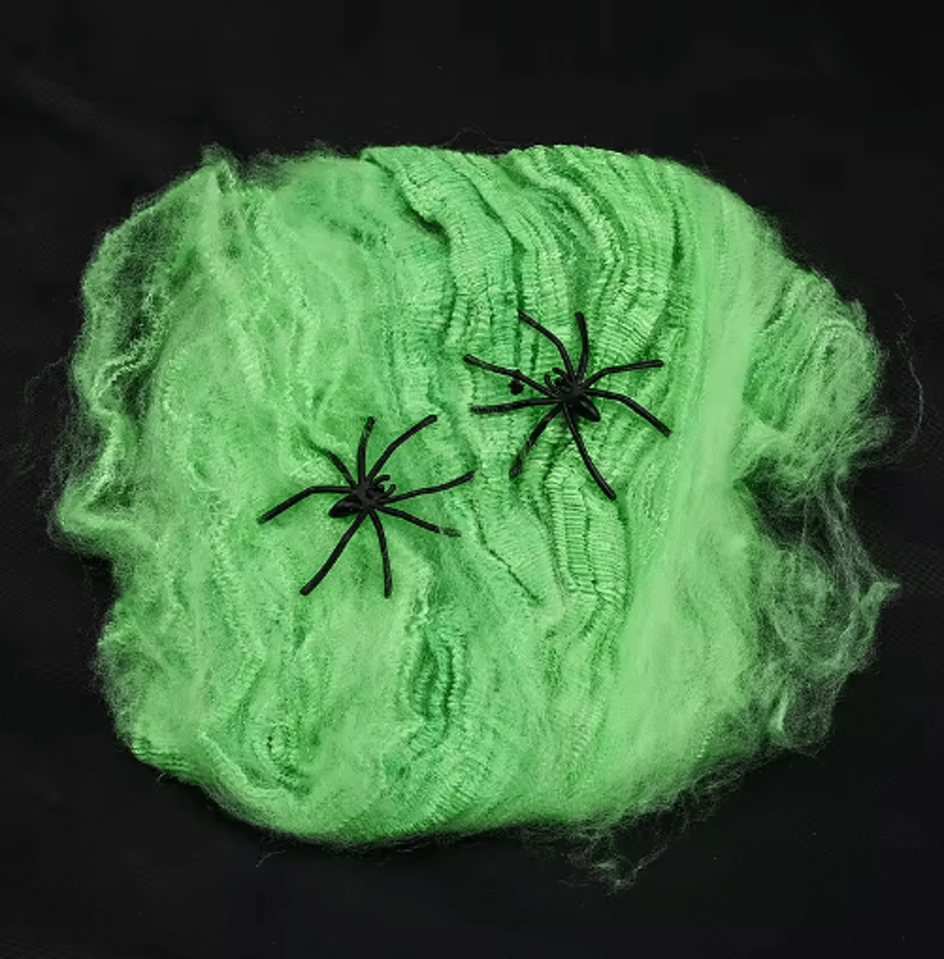 White Stretchy Artificial Spider Web  Halloween Cobweb For Haunted House  Scary Party Decor 5