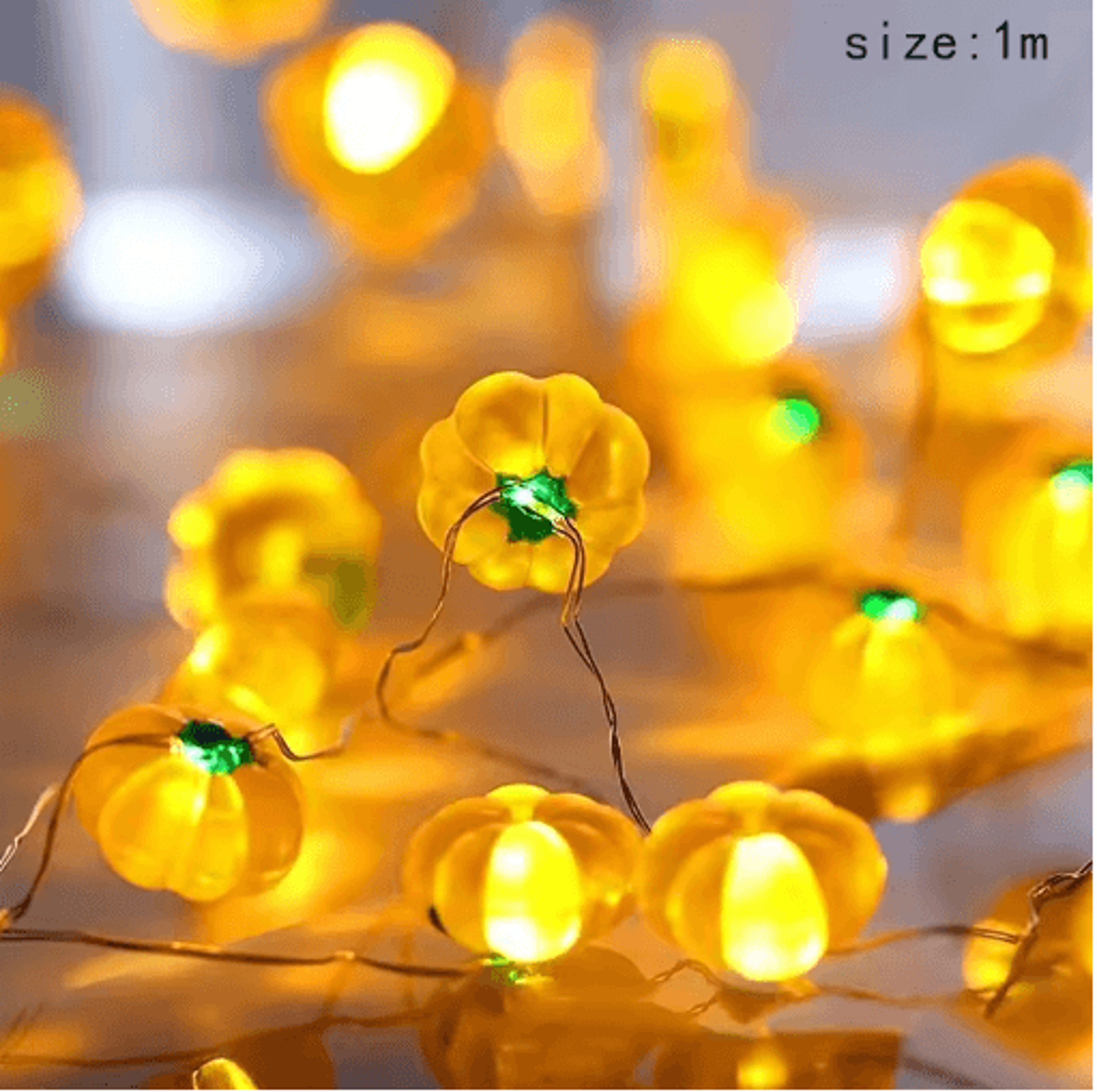 Halloween LED String Lights  Pumpkin Skull  Eyeball TrickorTreat Lantern Garland 2