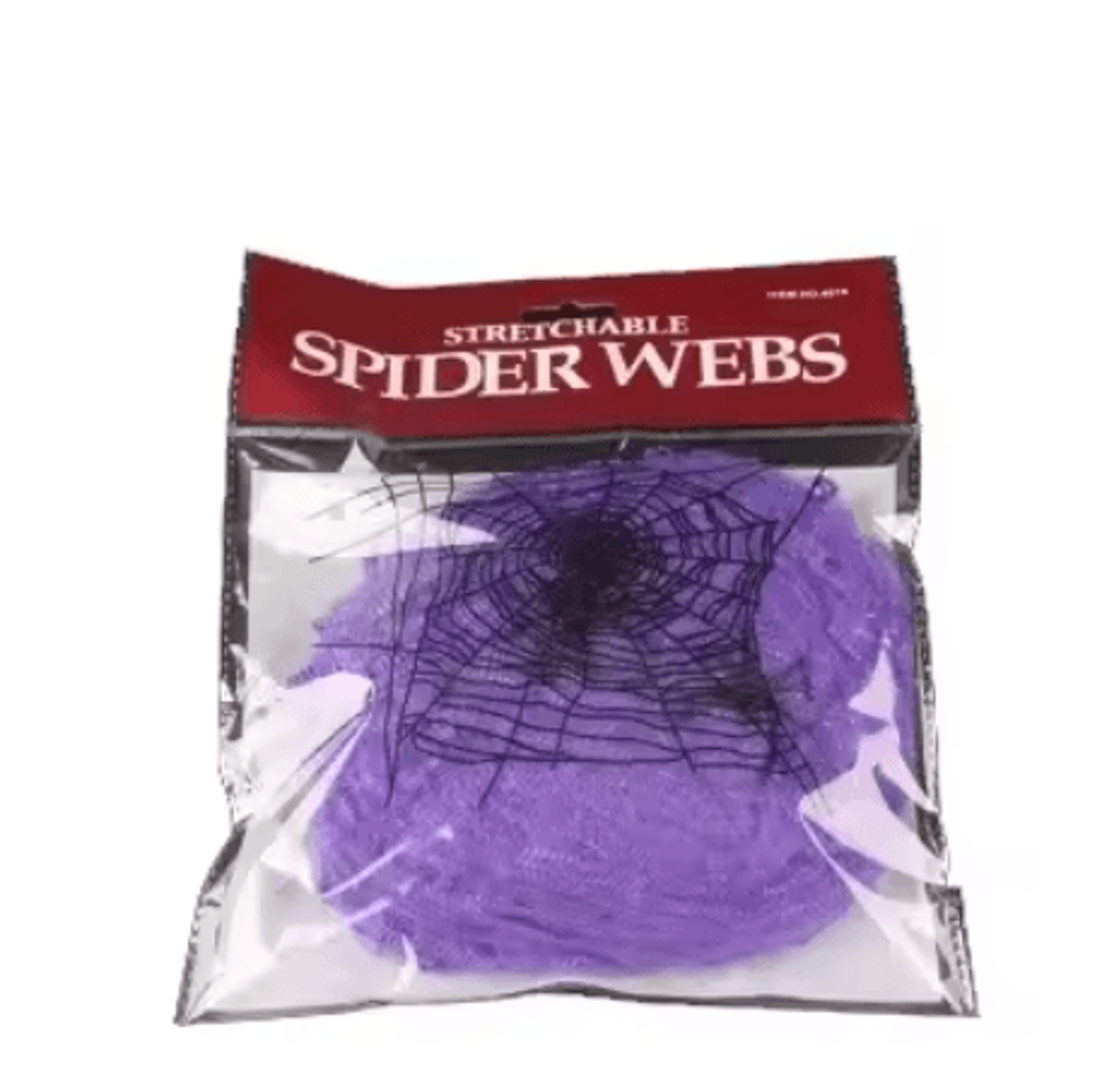 White Stretchy Artificial Spider Web  Scary Halloween Cobweb For Haunted House Party Decor 4