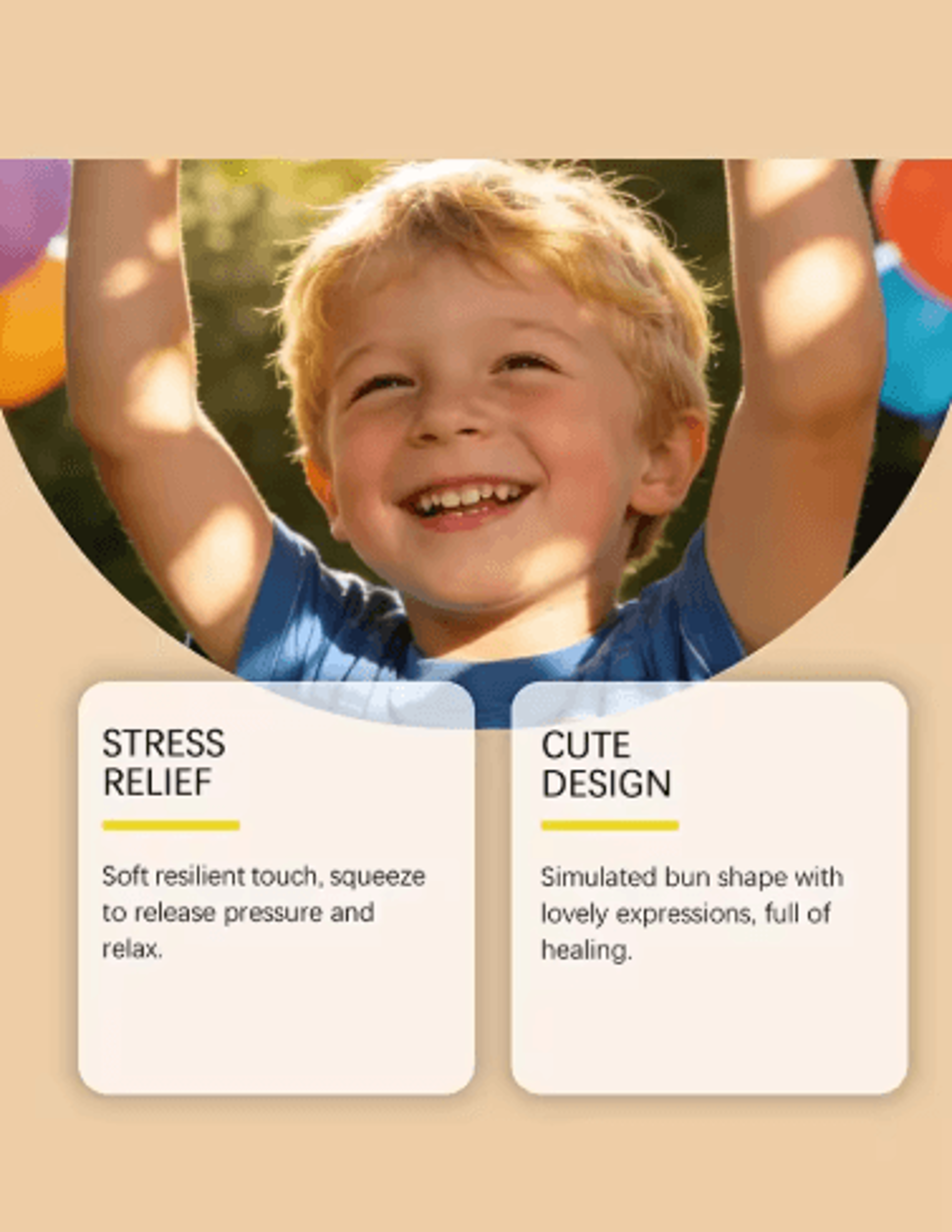 Simulation Dumpling Squishy Toy  Soft SlowRebound Stress Relief Squeeze Ball For Kids  Adults 10