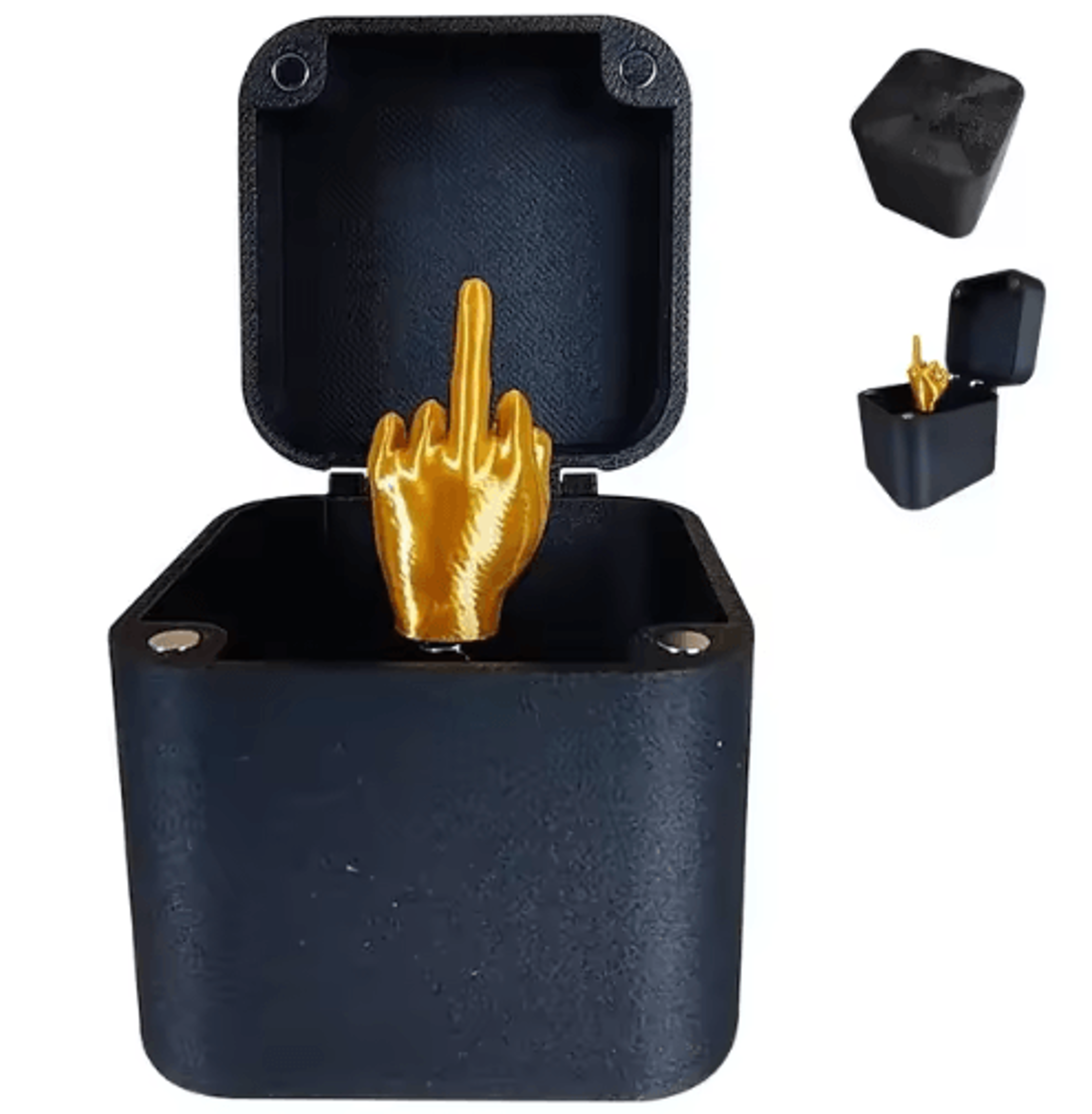 Middle Finger In A Box Prank Gift  Funny Novelty Desk Ornament  Creative Gag Gift 6
