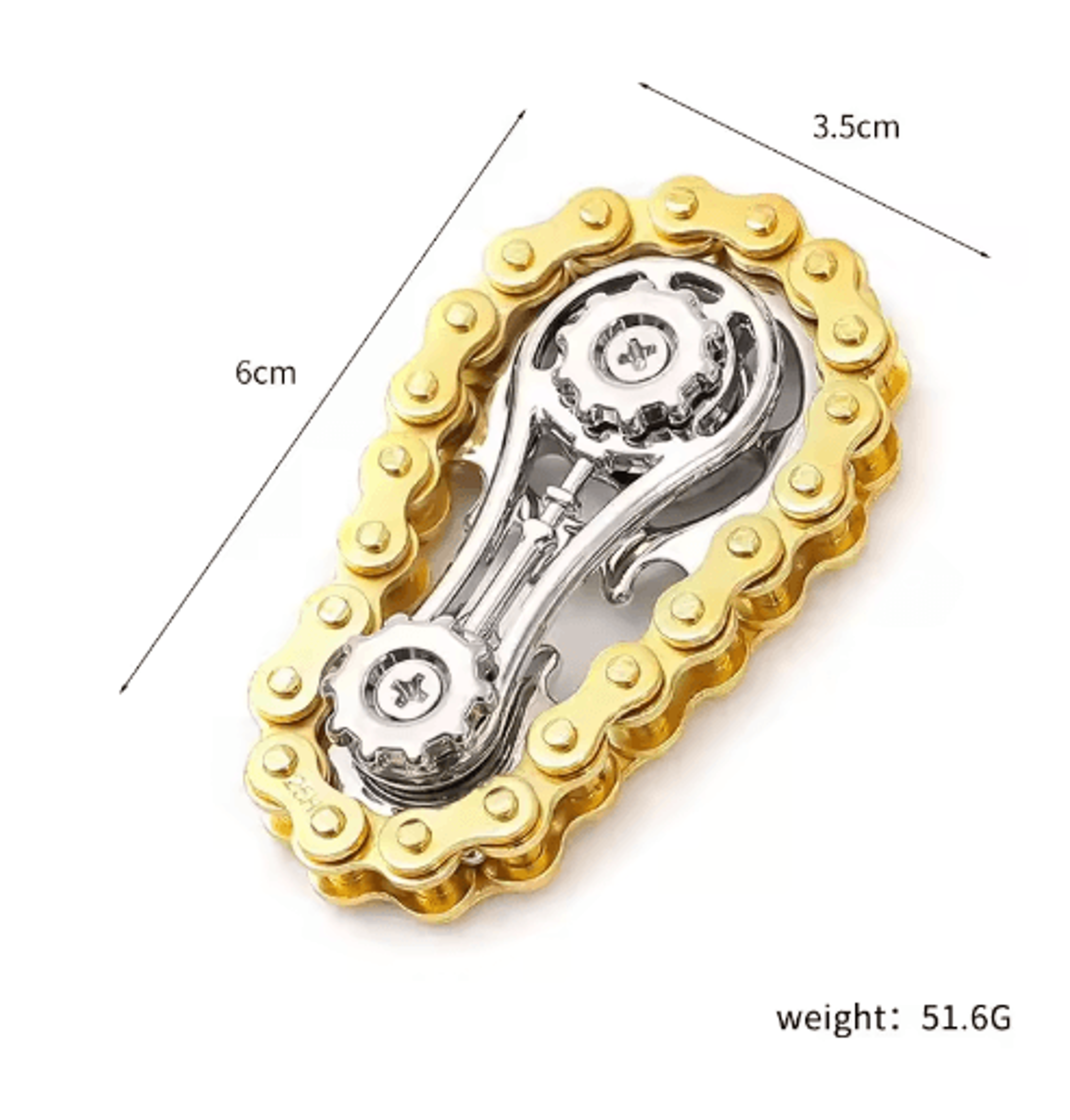 Metal Gear Fidget Spinner  Adult Hand Spinner Desk Toy  Mechanical Office Decoration 3